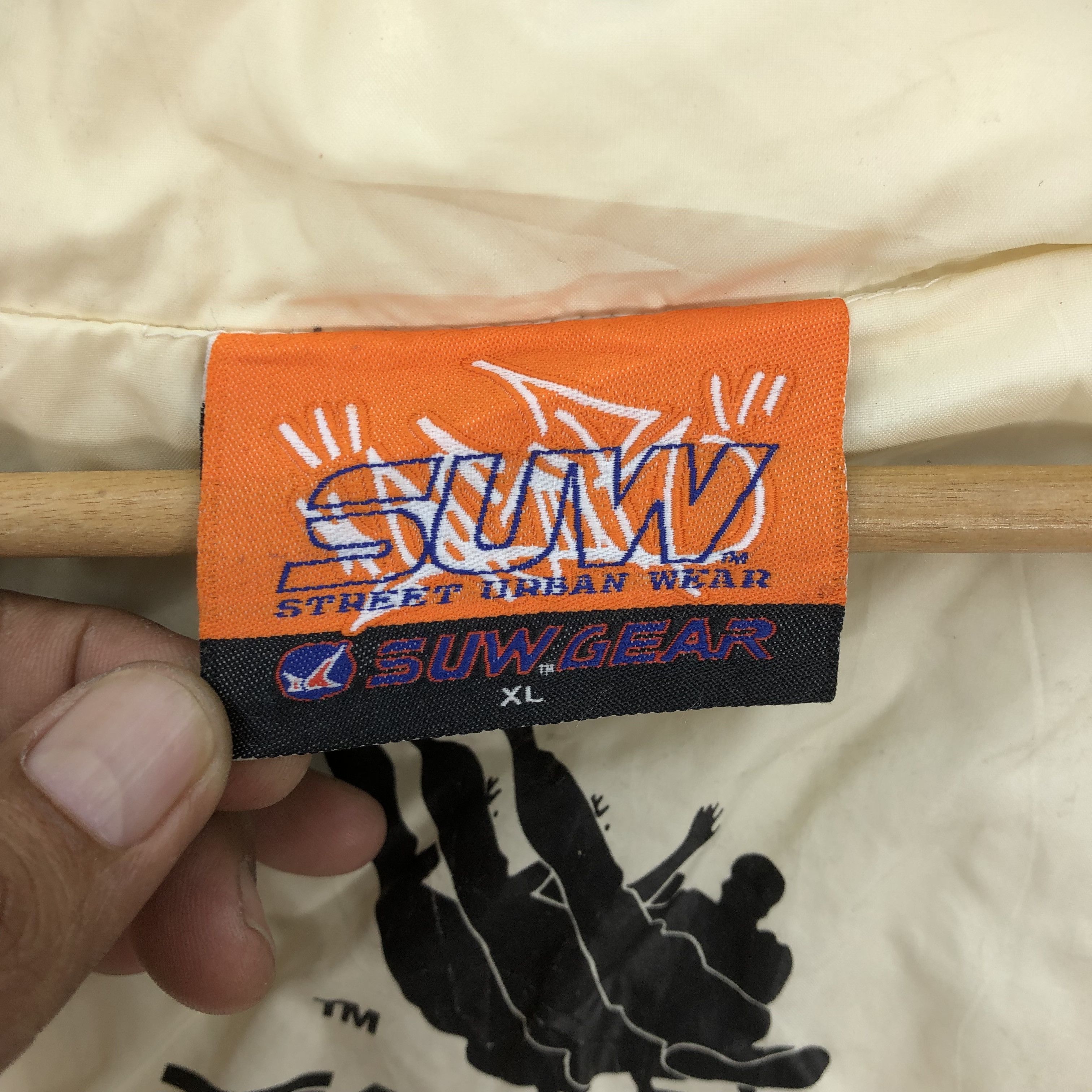 Japanese Brand × Vintage Vintage 90s Suw Gear Hoodie Windbreaker Jacket Size US XXL / EU 58 / 5 - 16 Thumbnail