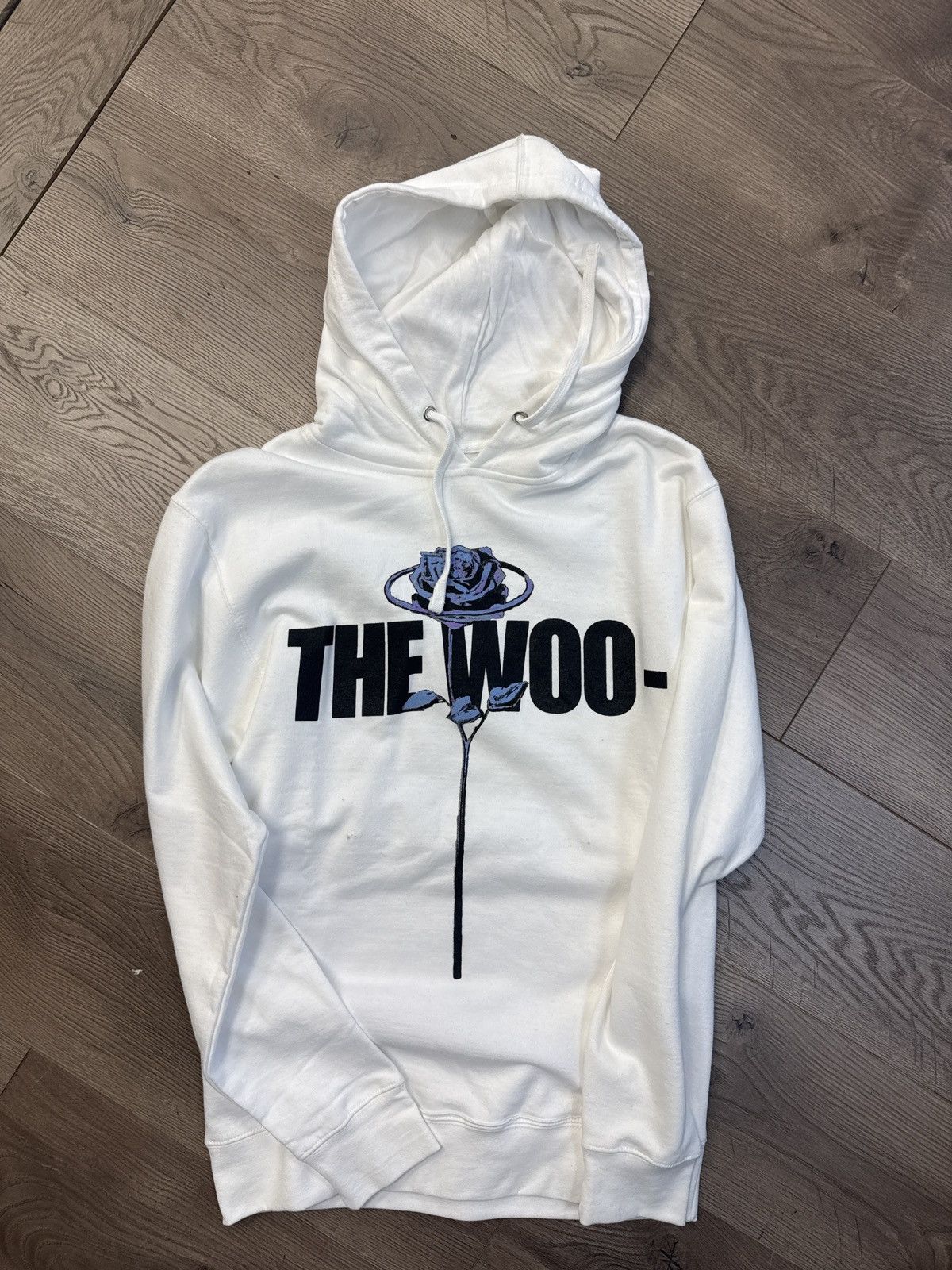 Vlone Vlone pop smoke the woo hooded sweatshirt small white Size US S / EU 44-46 / 1 - 1 Thumbnail