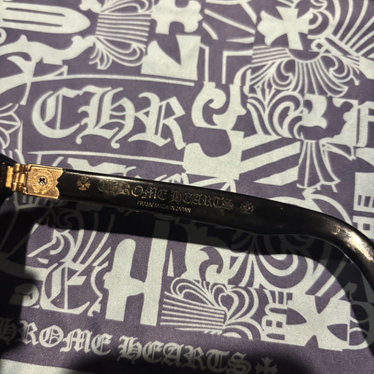 Chrome Hearts Chrome Hearts Gold Hardware glasses Size ONE SIZE - 3 Thumbnail