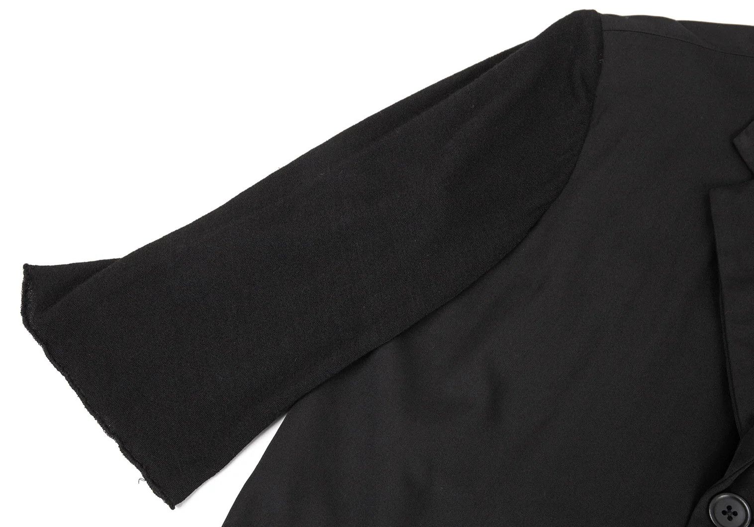 Yohji Yamamoto Yohji Yamamoto Dyed Knit 7-Sleeve Jacket Black 2 Size US M / EU 48-50 / 2 - 5 Thumbnail