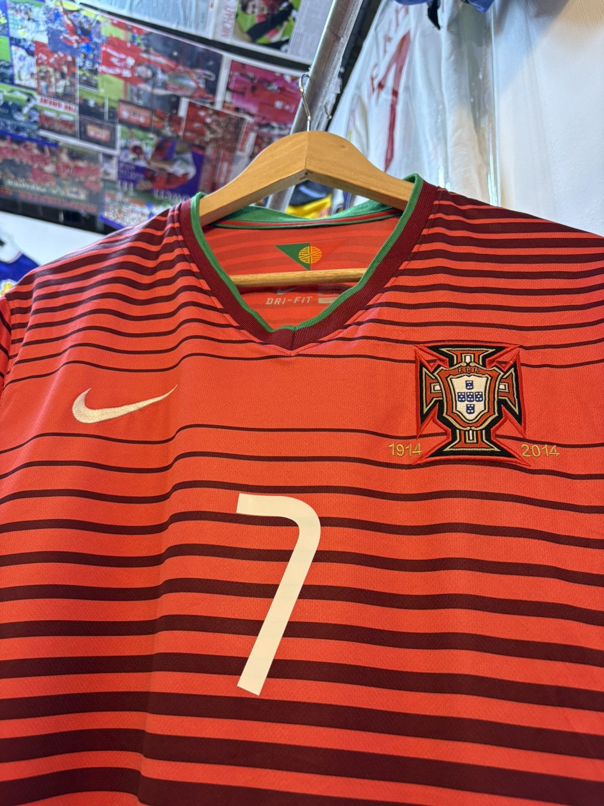 Nike 2014 Portugal National Football Team Home Kit CR7 Size US XL / EU 56 / 4 - 3 Thumbnail