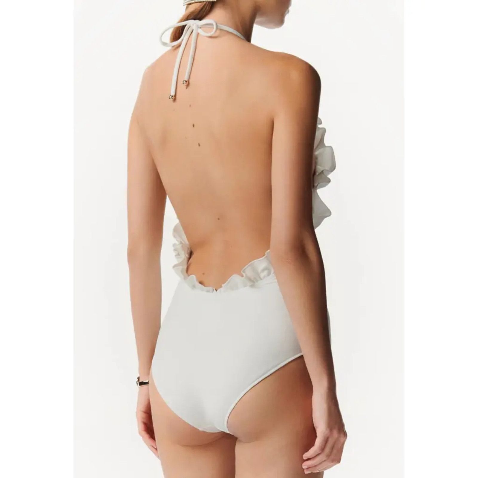 Chanel Chanel 23S Ruffle One Piece Swimsuit Runway Bathingsuit 42 Size M / US 6-8 / IT 42-44 - 6 Thumbnail