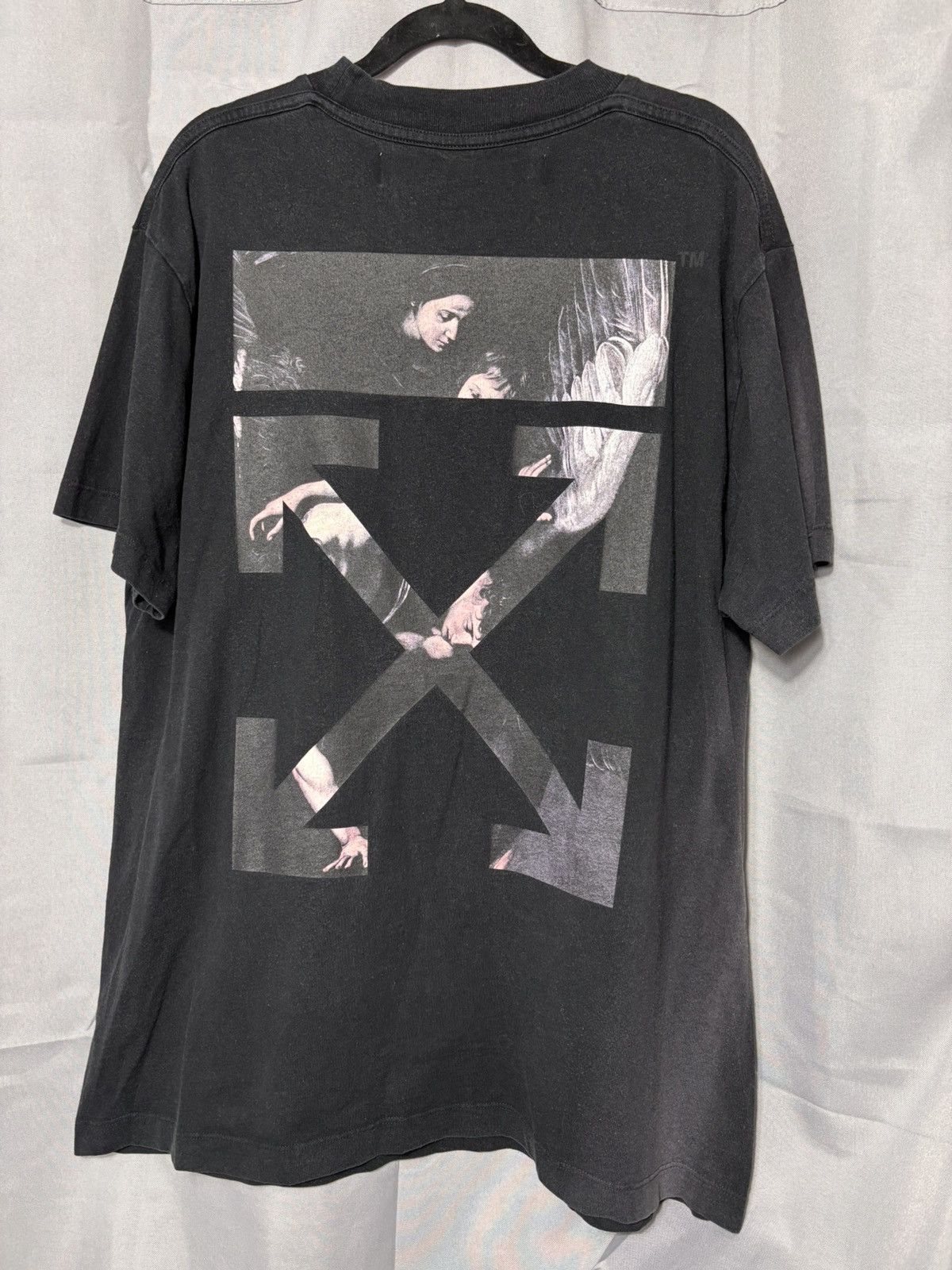 Off-White Off-White Caravaggio Black T Shirt Size US XS / EU 42 / 0 - 8 Thumbnail