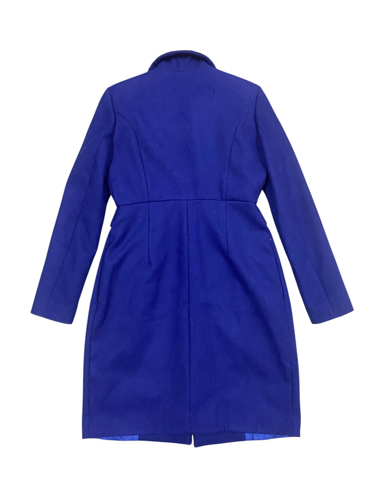 Other Sandro Ferrone Roma Wool Coat Jacket Blue Size M / US 6-8 / IT 42-44 - 2 Thumbnail