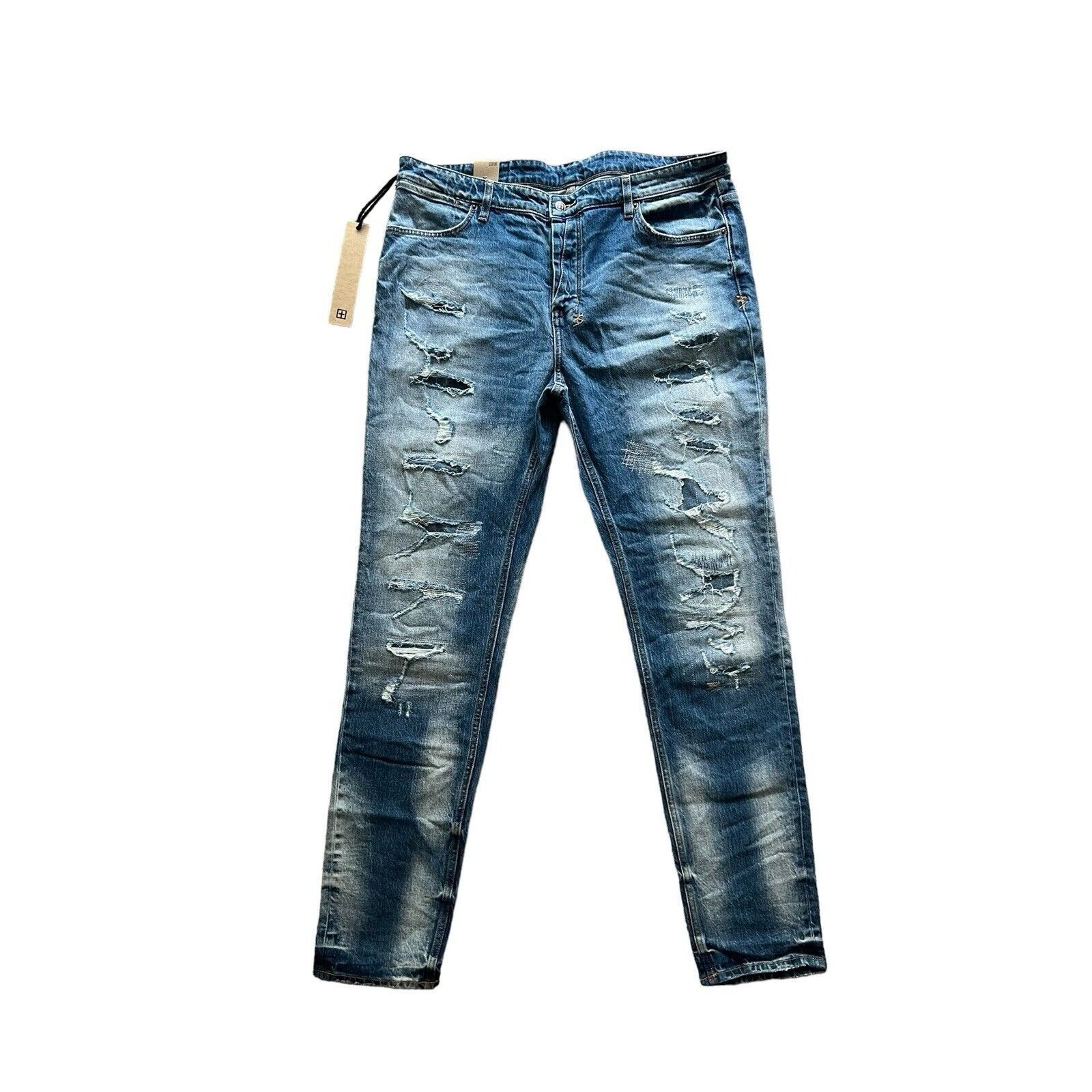 Ksubi Ksubi Jeans Mens Van Winkle Skinny Leg Blue $260 Size 40/32 Size US 40 / EU 56 - 1 Thumbnail