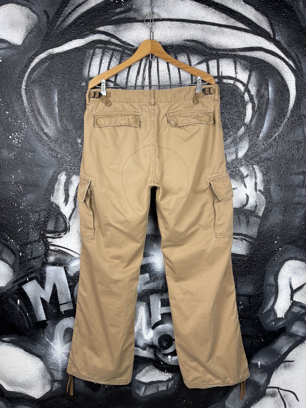 Gap Gap Y2K Vintage Boot Fit BeigeCargo Pants Men’s Size XL Size US 36 / EU 52 - 9 Thumbnail