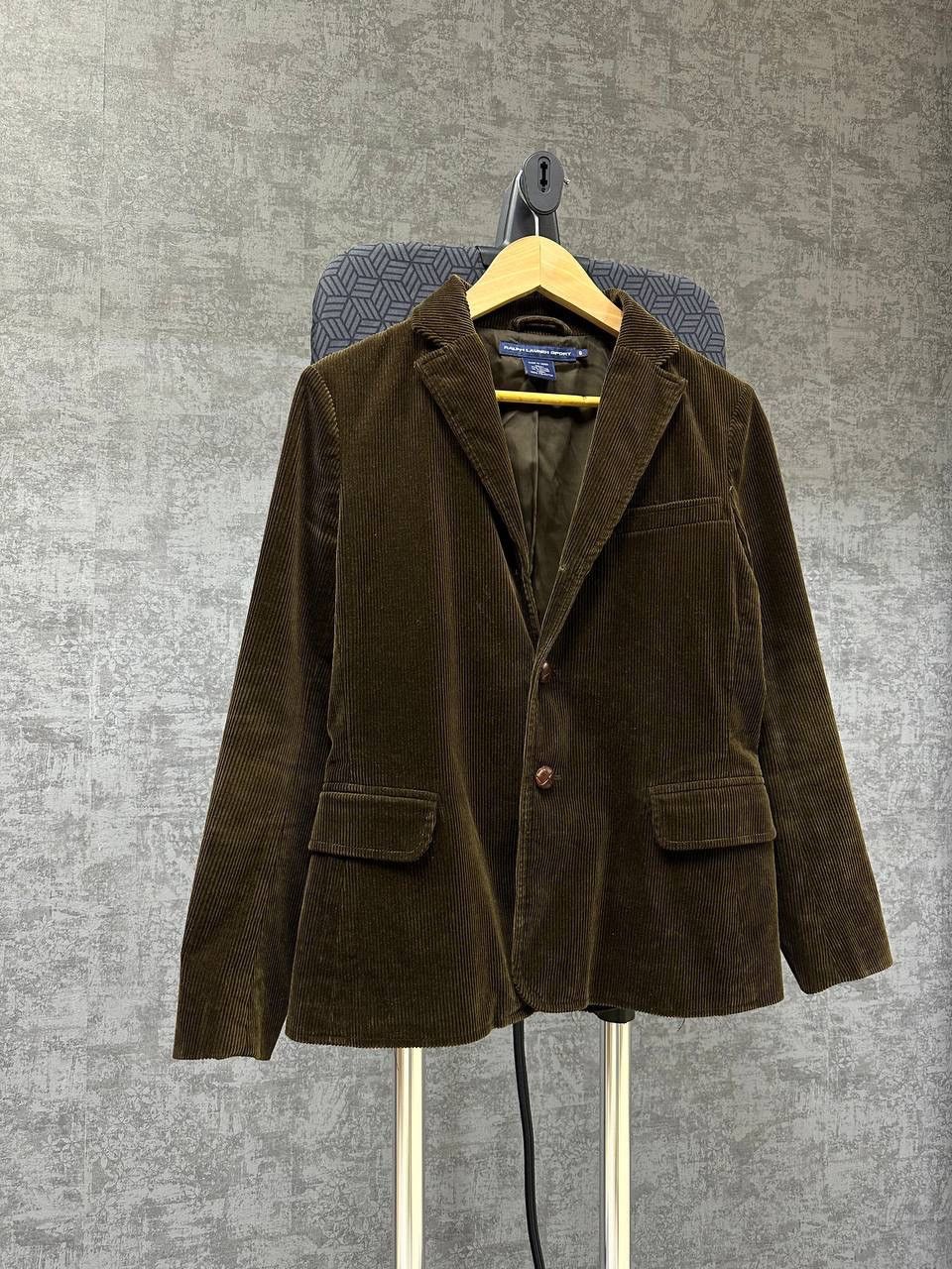 Polo Ralph Lauren × Vintage Vintage Polo Ralph Lauren Velvet Brown Blazer Size 38R - 4 Thumbnail