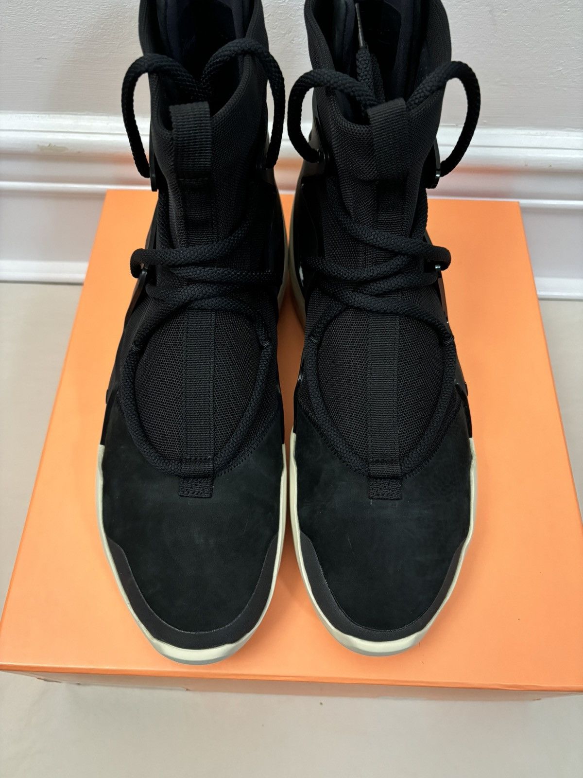 Fear of God × Nike Nike Air Fear of God 1 Black Size US 9 / EU 42 - 2 Thumbnail