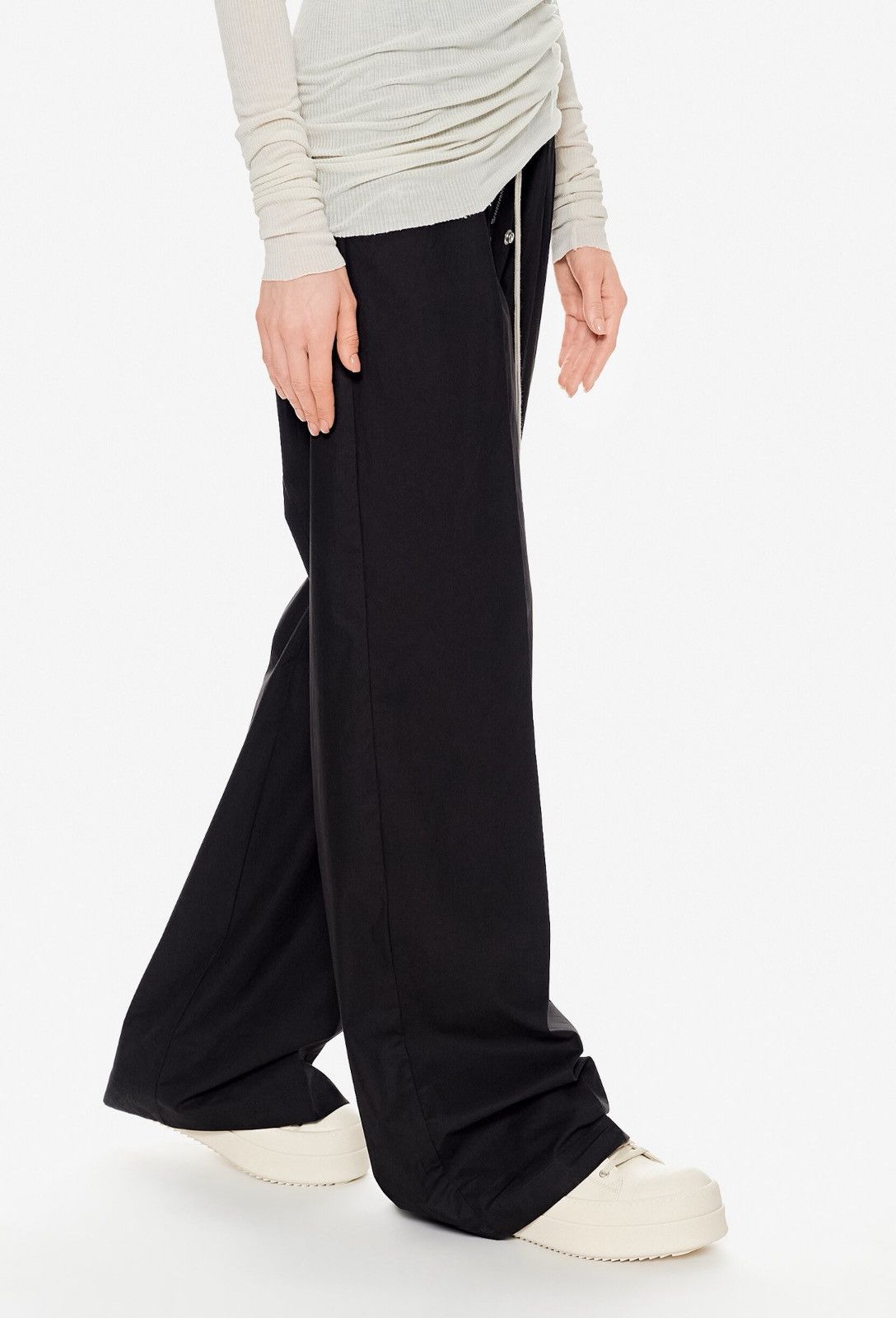 Last Rick Owens Hollywood Mega Bumper Leather Sneakers