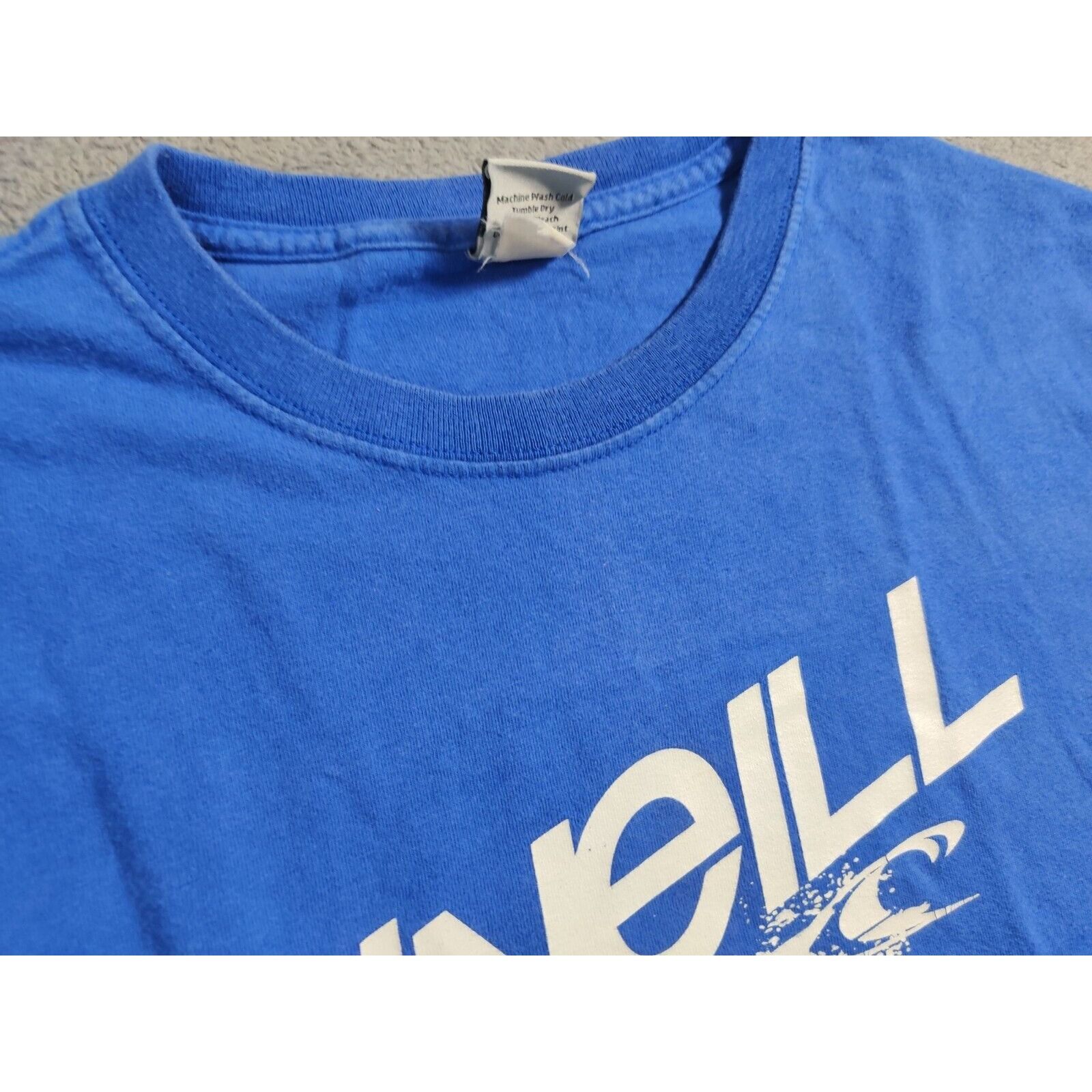 O'Neill O'Neill Shrt Adult Mens Large Blue White Spell Out Logo Size US L / EU 52-54 / 3 - 2 Thumbnail
