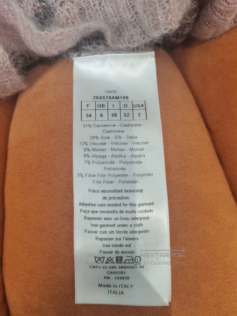 Dior Dior Long-sleeved knitwear sweater Size XXS / US 00 / IT 34 - 4 Thumbnail