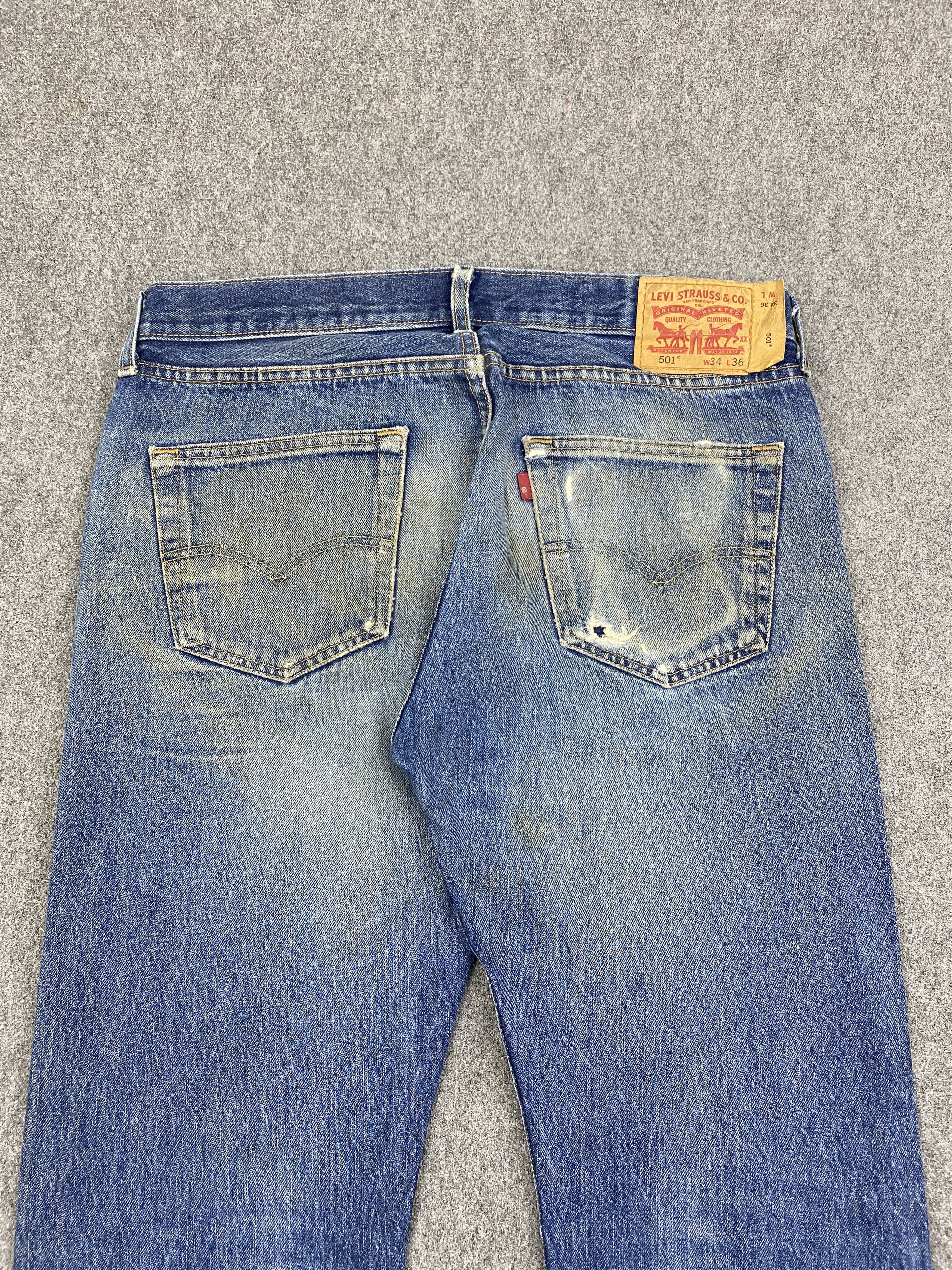 Levi's × Vintage Rusty Faded Vintage Levis 501 Jeans Size US 36 / EU 52 - 4 Thumbnail
