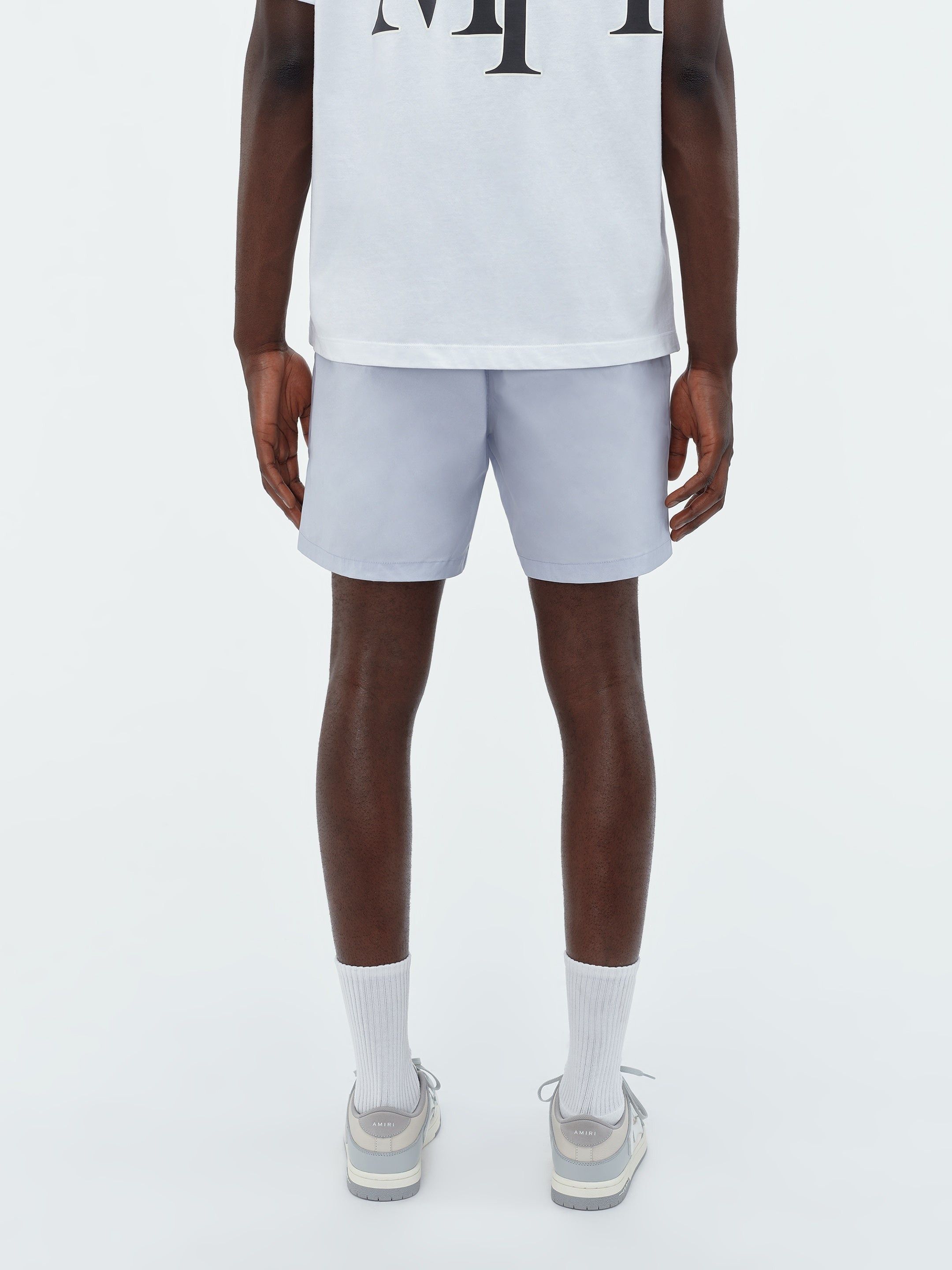 Amiri o1s1wg110425 Stack Logo Swim Trunk in Blue Size US 36 / EU 52 - 5 Thumbnail