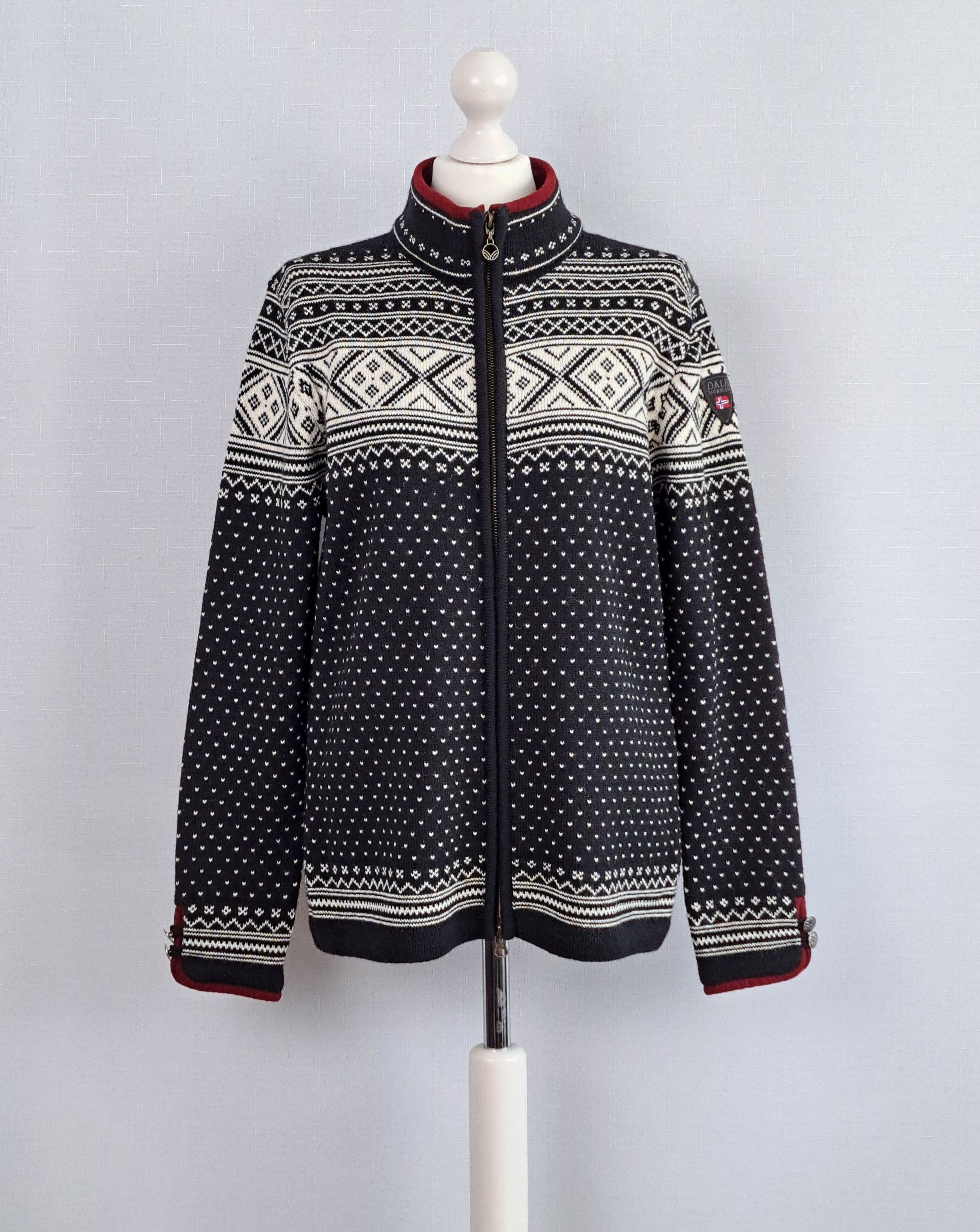Dale Of Norway DALE OF NORWAY Valle wool cardigan/sweater/jacket. Size L Size L / US 10 / IT 46 - 6 Thumbnail
