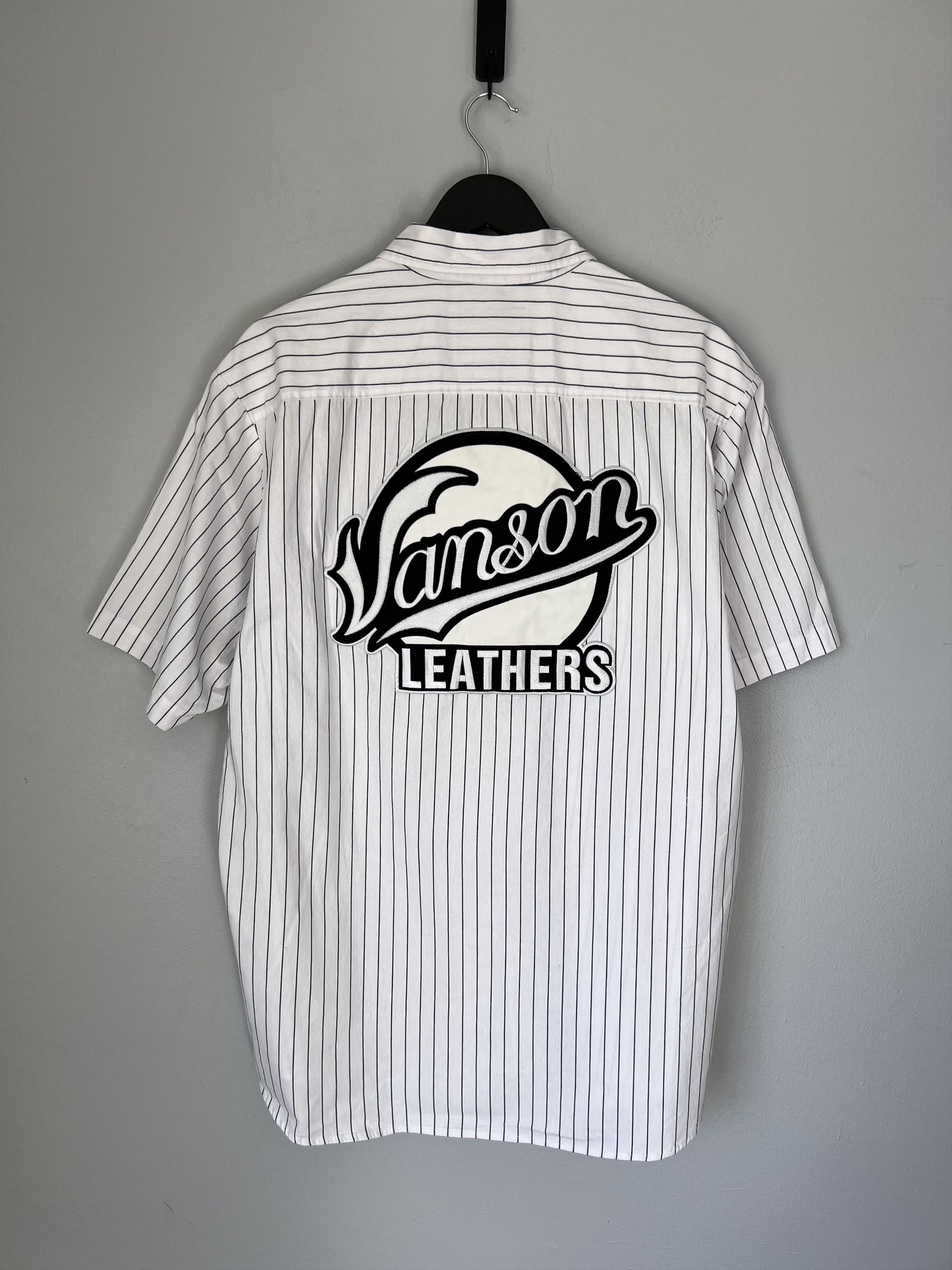 Supreme × Vanson Leathers Supreme Vanson Leathers Shot Sleeve Work Shirt in White Size US XL / EU 56 / 4 - 4 Thumbnail