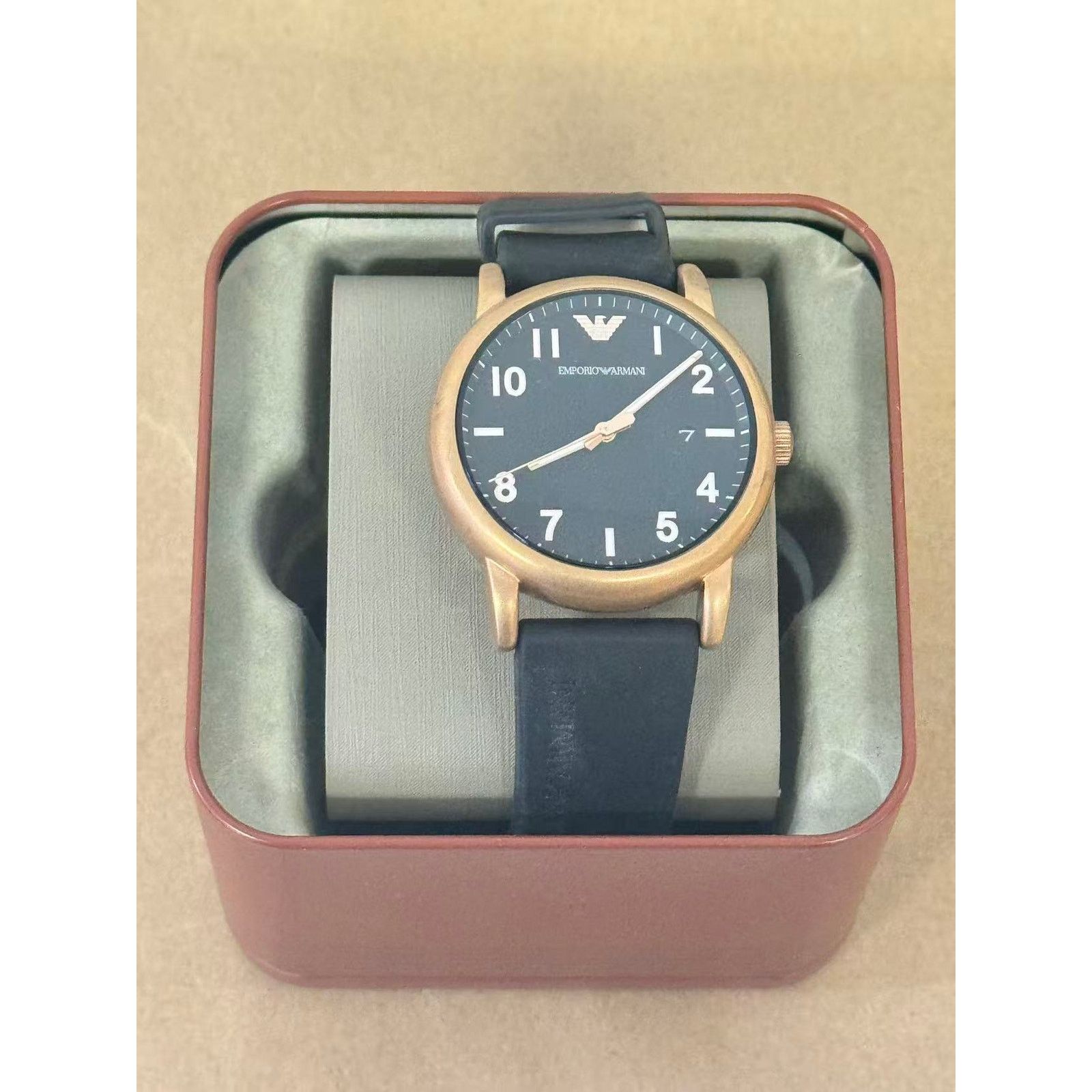 Emporio Armani Emporio Armani Luigi Slim AR11097 Watch With Black Dial Size ONE SIZE - 1 Thumbnail