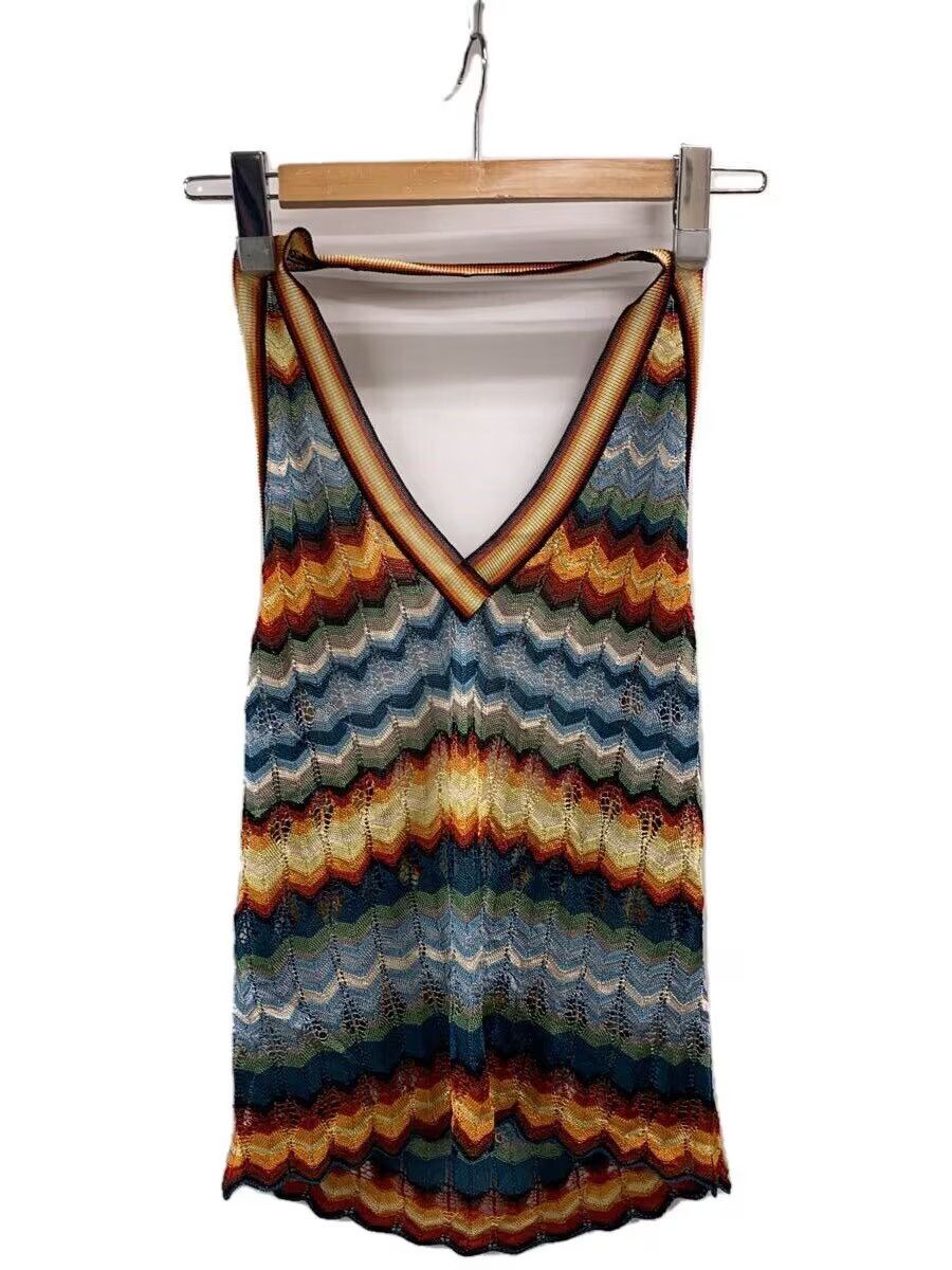 Jean Paul Gaultier Open Stitch Striped Camisole Size M / US 6-8 / IT 42-44 - 1 Thumbnail