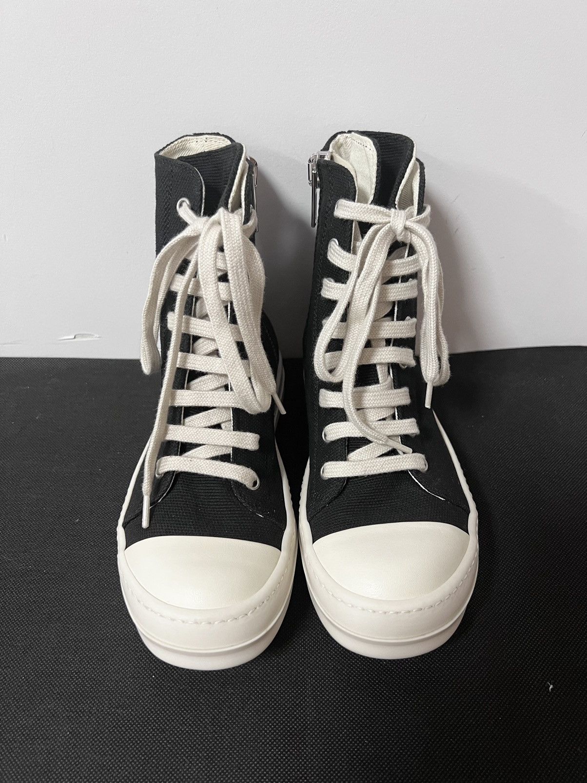 Rick Owens Drkshdw Rick owens drkshdw ramones high top sneakers sz35 Size US 5 / IT 35 - 3 Thumbnail