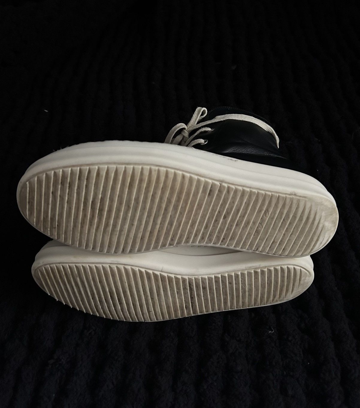 Rick Owens Rick Owens Mainline Leather Ramones High Black Size 39 Size US 10 / IT 40 - 7 Thumbnail