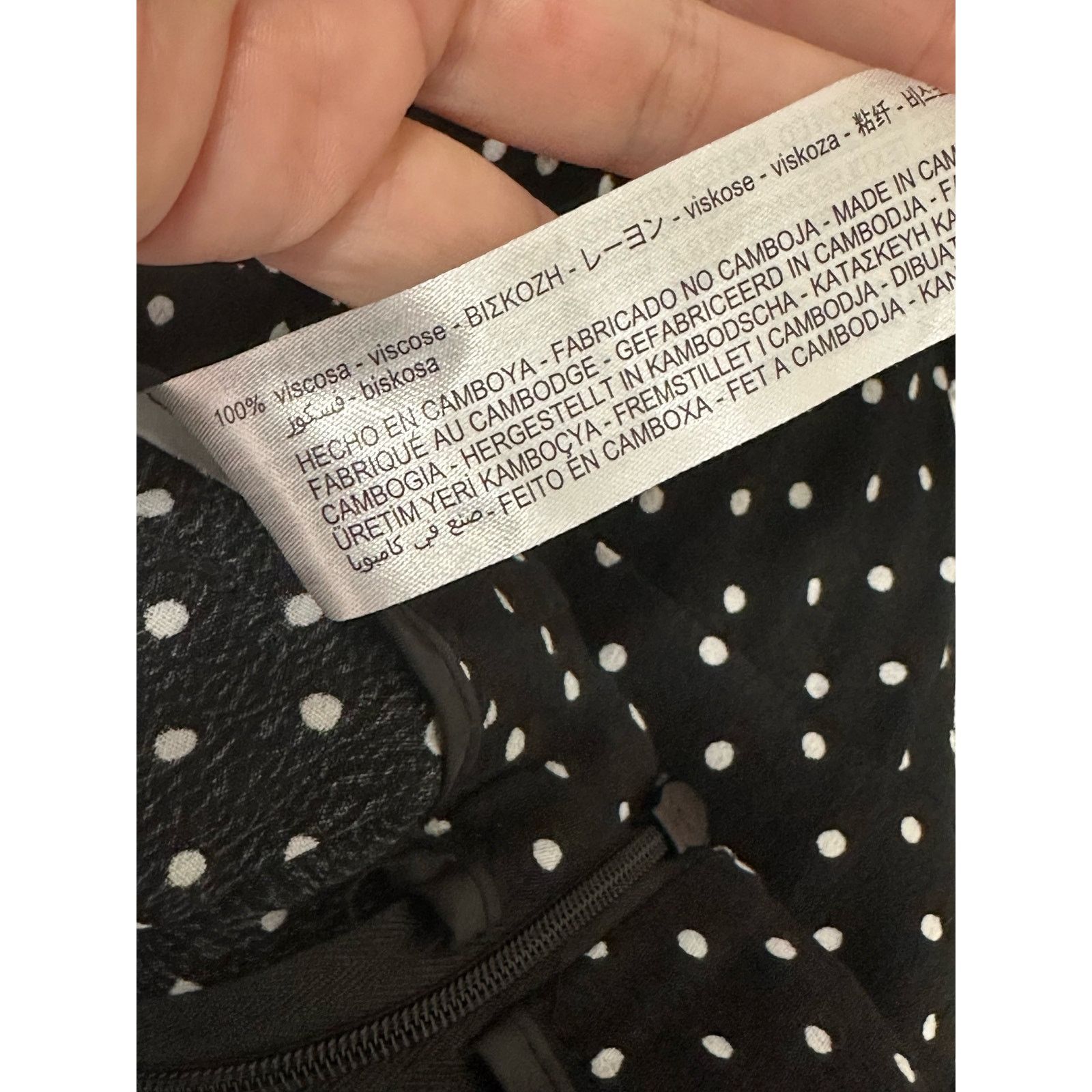 Zara Zara black white polka dots ruffled skort size Small Size 27" / US 4 / IT 40 - 5 Thumbnail