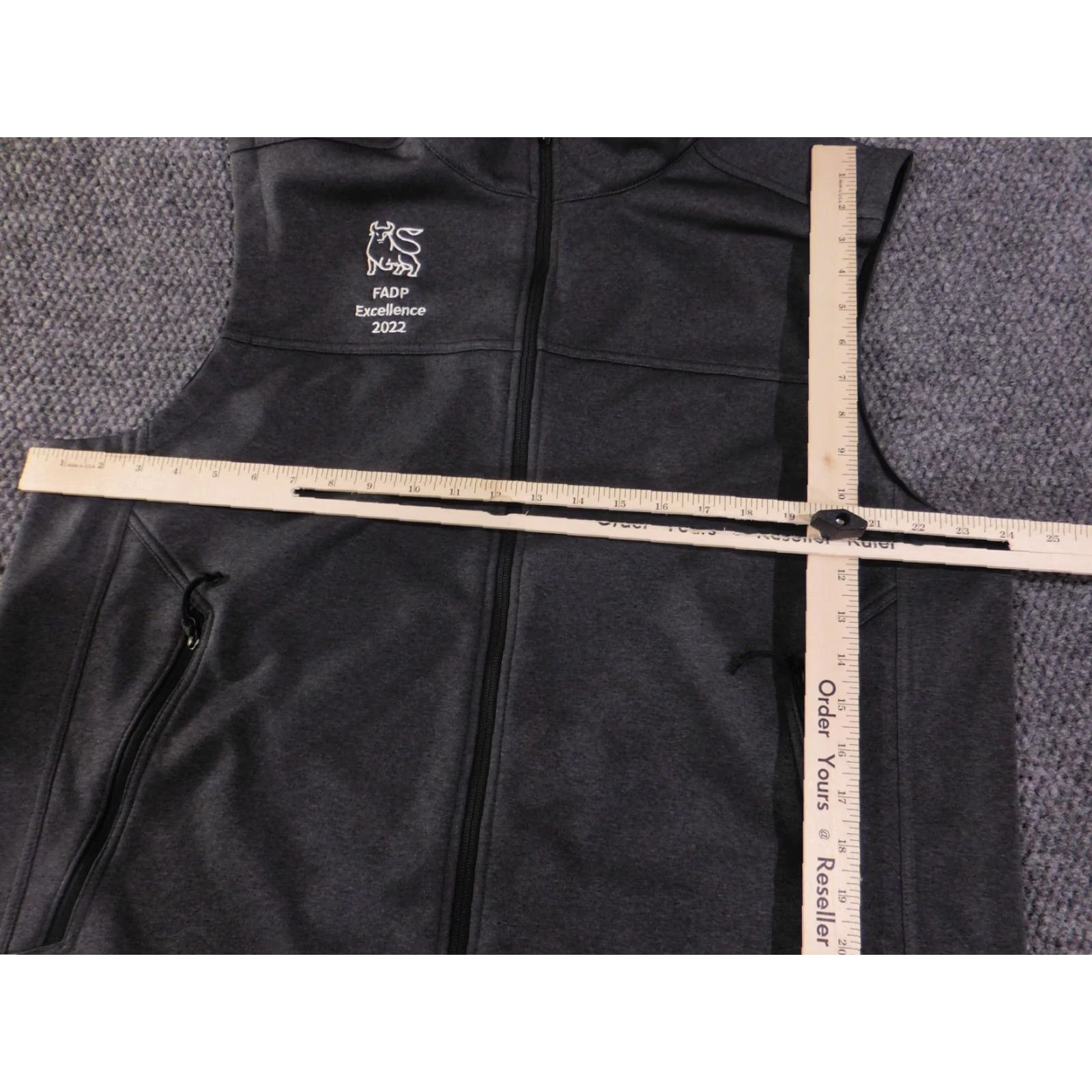 The North Face The North Face Vest Mens XL Gray Soft Shell Full Zip Embroidered FADP 2022 Size US XL / EU 56 / 4 - 6 Thumbnail
