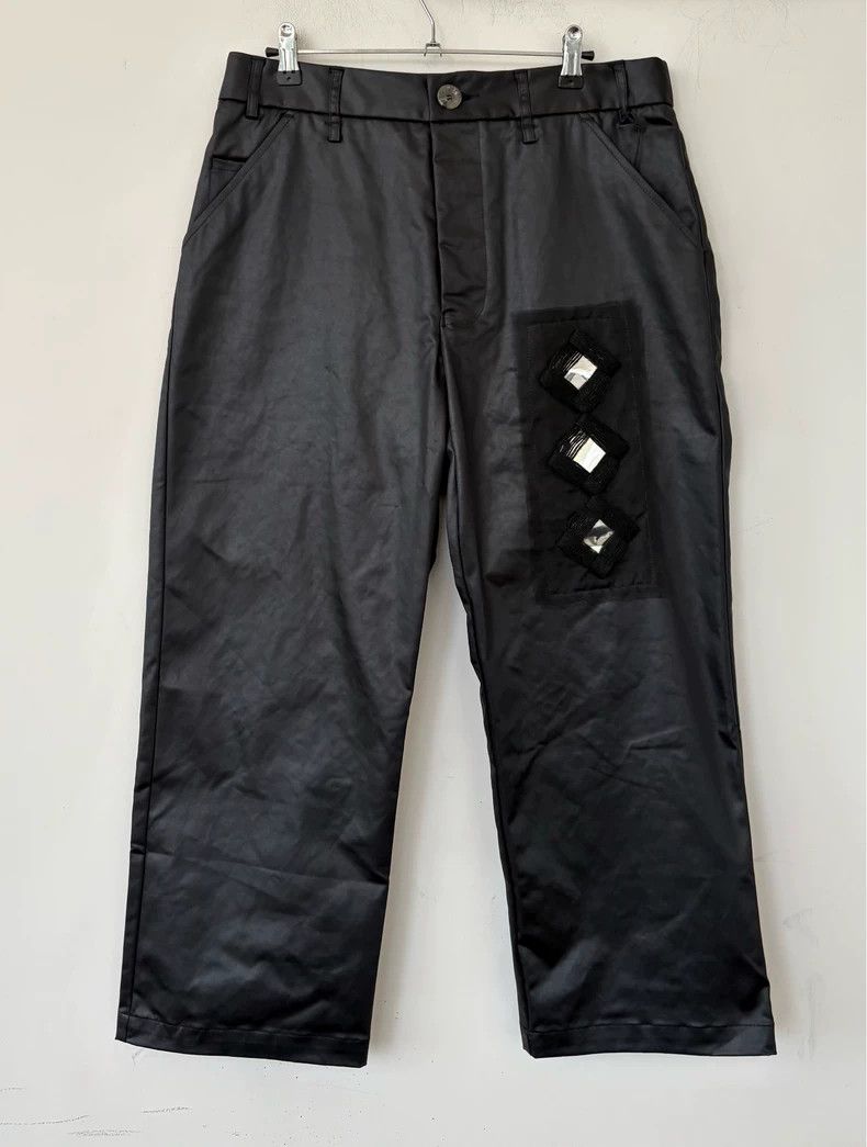 Song For The Mute Song For The Mute Satin mirrored trousers Size US 32 / EU 48 - 4 Thumbnail