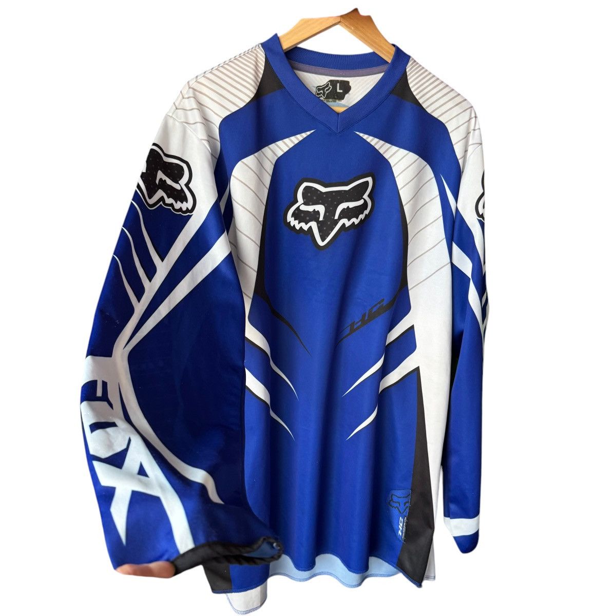 Fox Racing × Playboi Carti × Vintage FOX MOTOCROSS VINTAGE OVERSIZED RACING JERSEY 90s AOP SKATER Size US L / EU 52-54 / 3 - 12 Thumbnail
