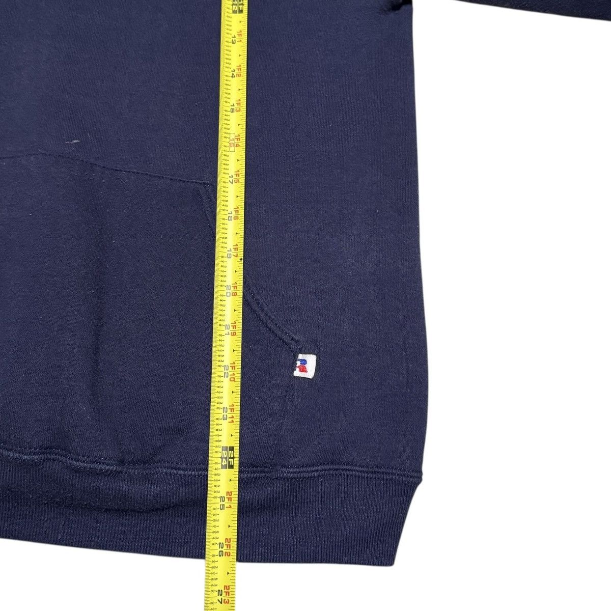 Russell Athletic 80s Russell Athletic Navy Hoodie Men's Medium FLAWS Size US L / EU 52-54 / 3 - 9 Thumbnail