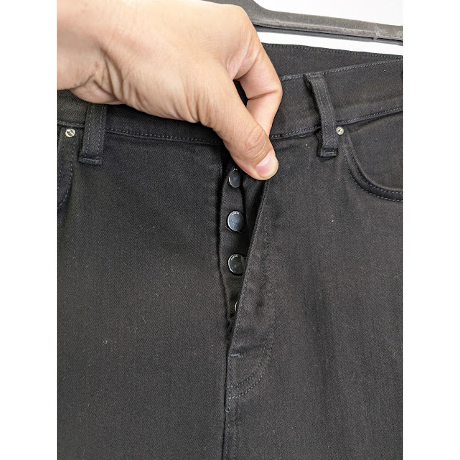 Amiri o1rshd1 Q:2 / Stacked Flare Jeans in Black OD Size US 32 / EU 48 - 8 Thumbnail