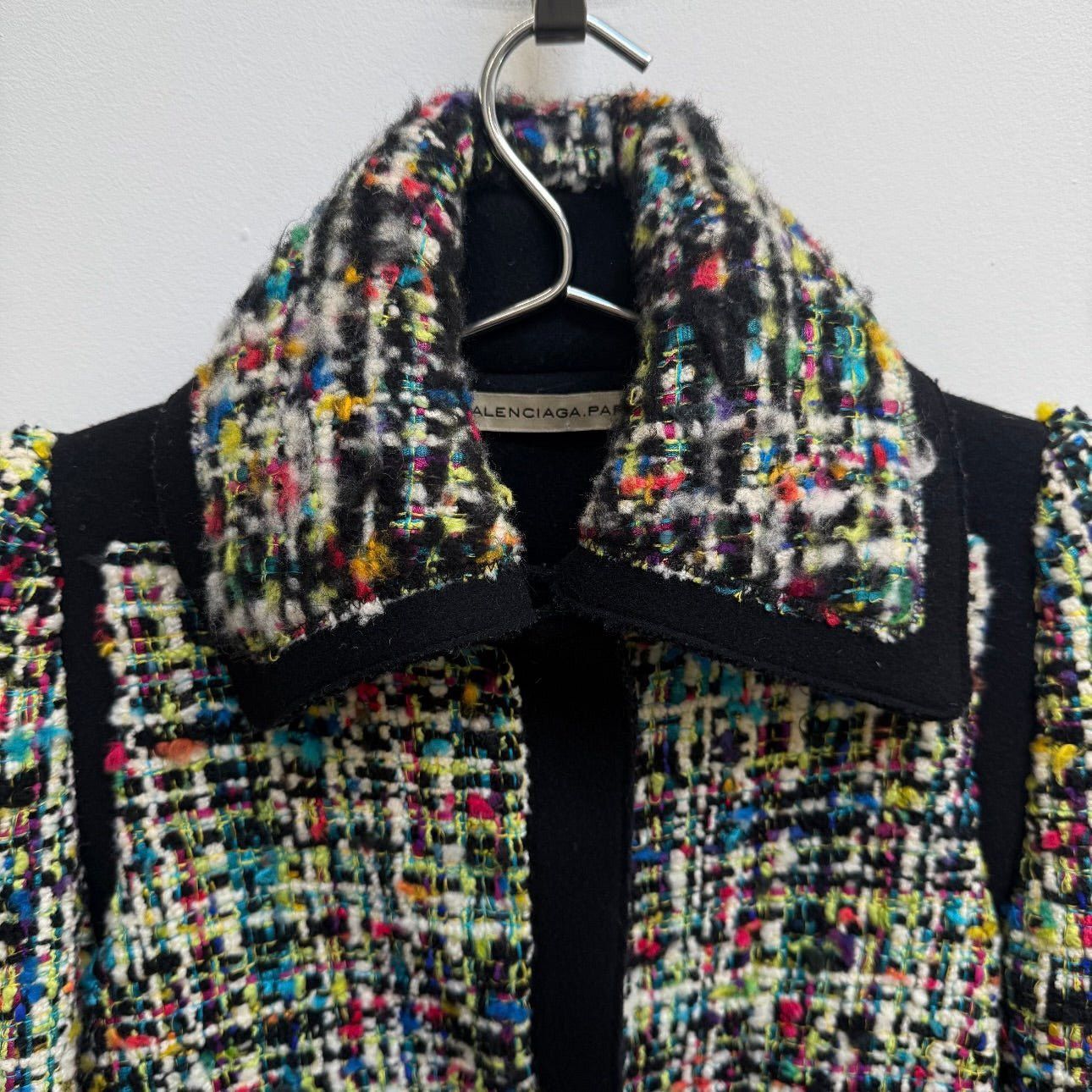 Balenciaga FW07 Balenciaga by Nicholas Ghesquiere Heavy Tweed Jacket Size XS / US 0-2 / IT 36-38 - 5 Thumbnail