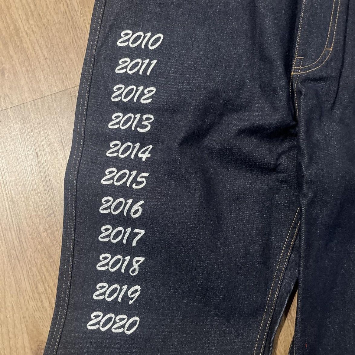 Fuck The Population FTP 10 Year Denim Pants Size US 32 / EU 48 - 3 Thumbnail