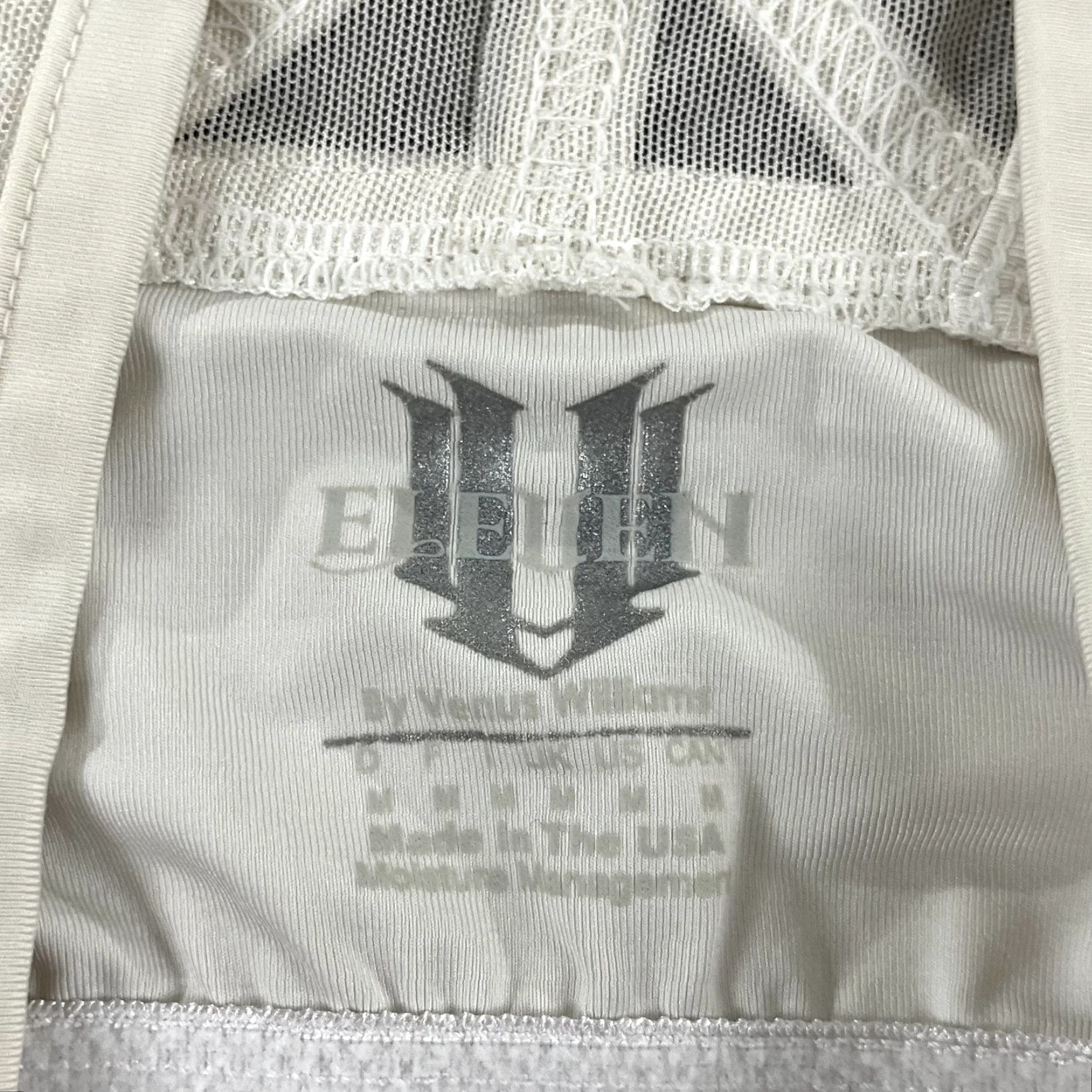 Eleventy VENUS WILLIAMS ELEVEN Top Womens Medium White Tennis Dress Stretch Padded Size M / US 6-8 / IT 42-44 - 3 Thumbnail