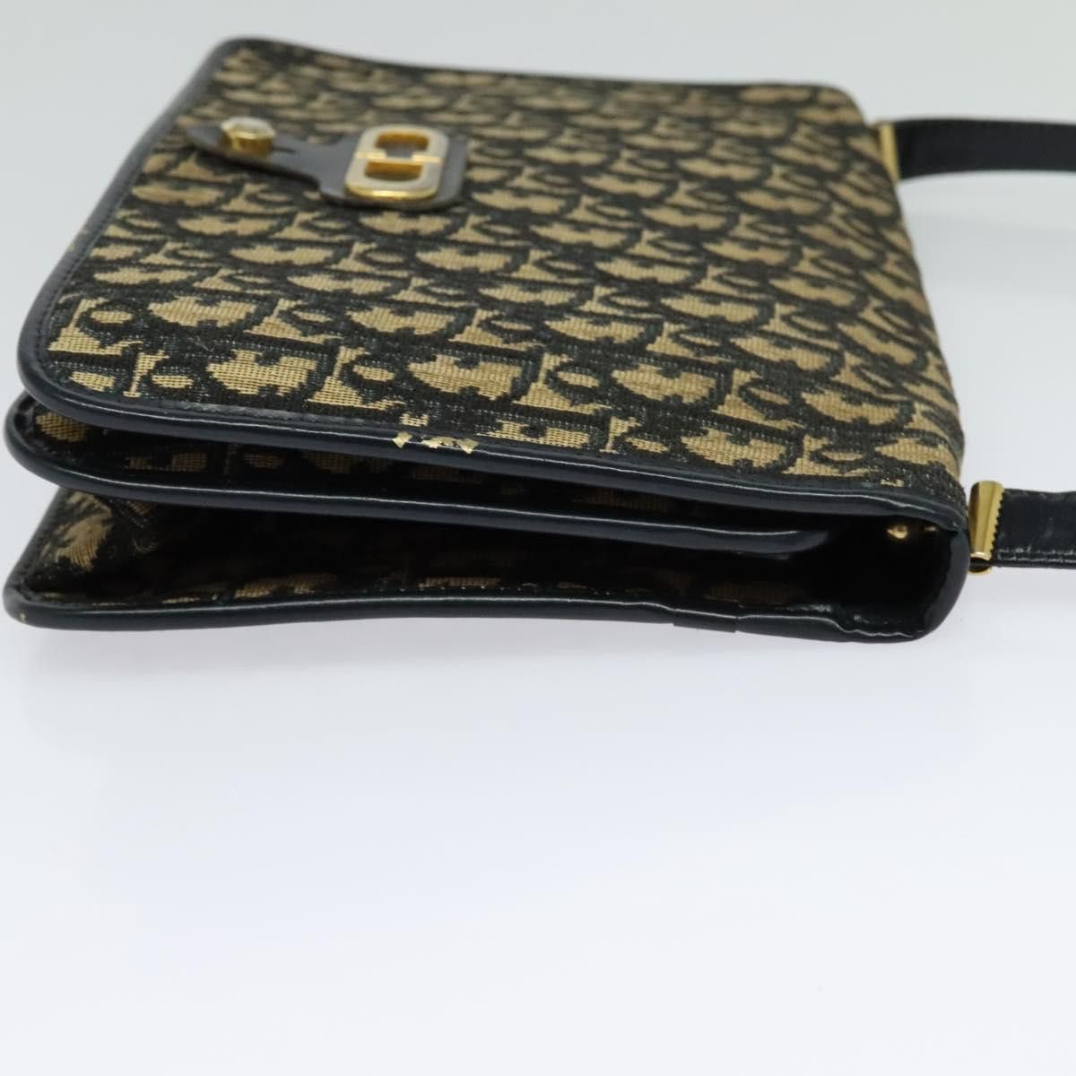 Dior DIOR Trotter Canvas Shoulder Bag Navy Size ONE SIZE - 5 Thumbnail
