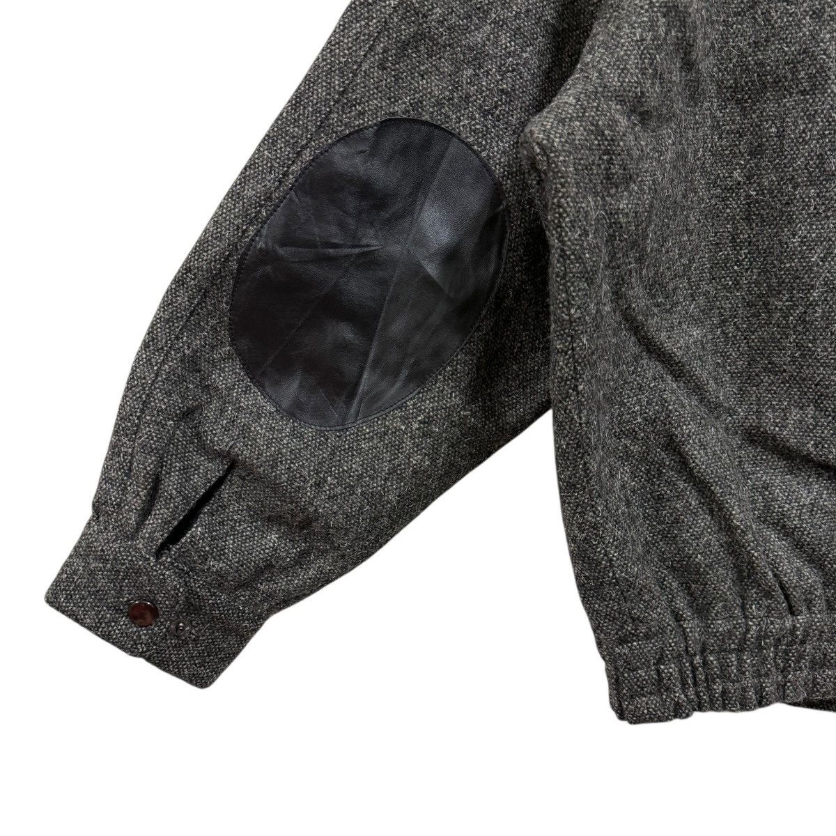 If Six Was Nine Blue5 Tokyo Herringbone Wool Bomber Jacket Size US XL / EU 56 / 4 - 9 Thumbnail