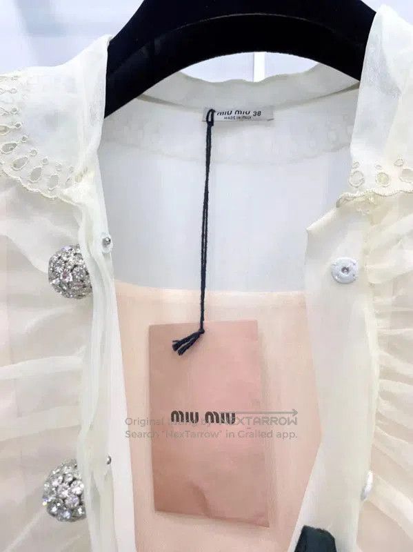 Miu Miu Miu Miu Summer Beige Silk Dress . Size M / US 6-8 / IT 42-44 - 8 Thumbnail
