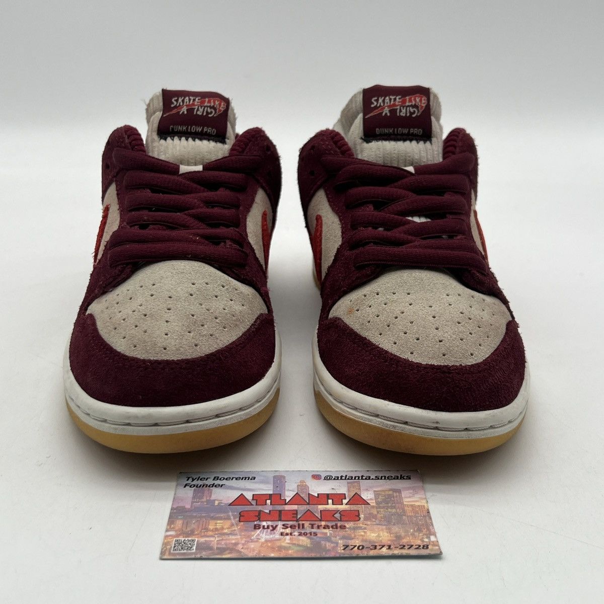 Nike Skate like a girl x nike dunk low sb Size US 4.5 / IT 34.5 - 2 Thumbnail