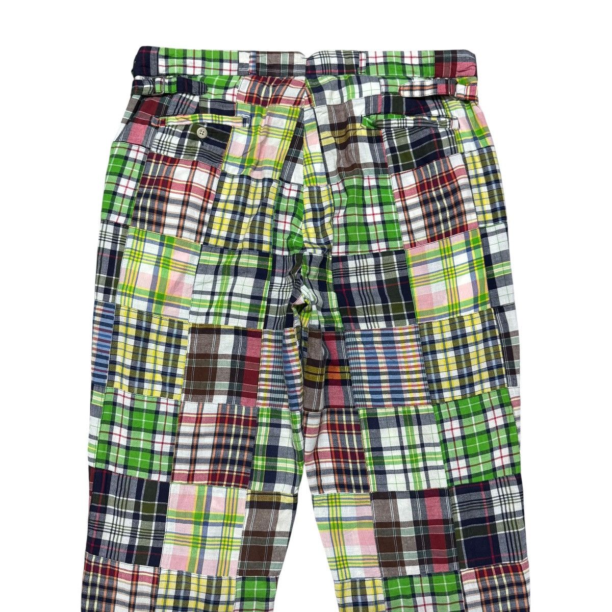 Polo Ralph Lauren Vintage 90s Polo Ralph Lauren Madras Checked Patchwork Pants Size US 36 / EU 52 - 9 Thumbnail