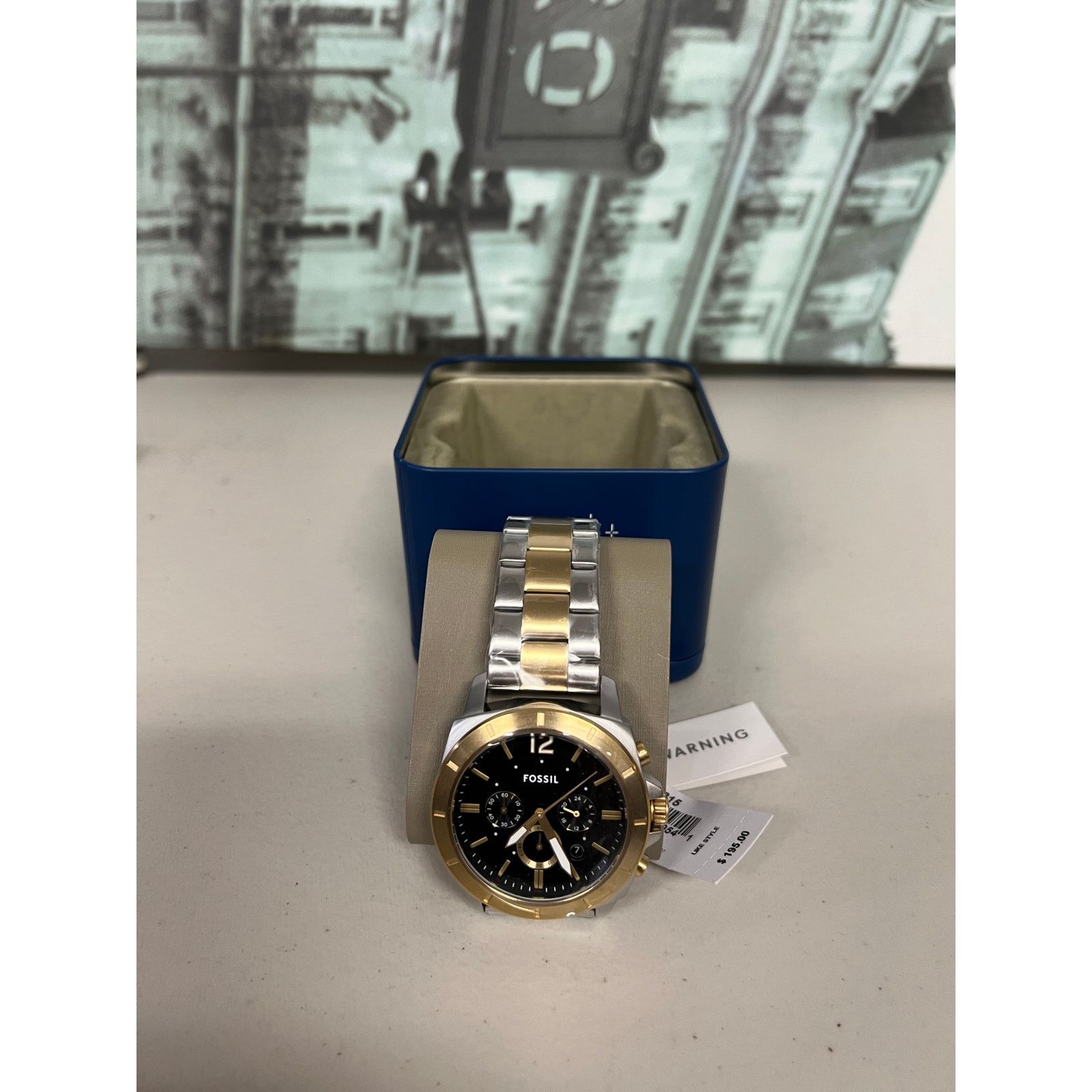 Fossil Fossil BQM2815 Privateer Chronograph Stainless Steel Watch Size ONE SIZE - 4 Thumbnail