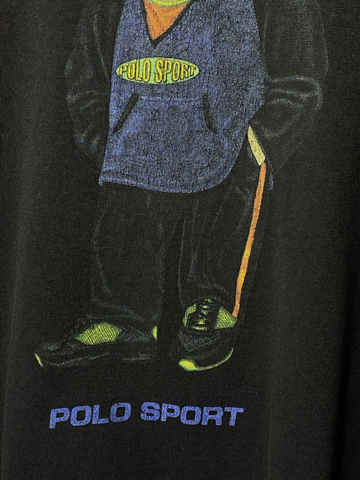 Polo Ralph Lauren × RRL Ralph Lauren × Vintage T-Shirt Polo Sport Bear OG Vintage Size US XL / EU 56 / 4 - 6 Thumbnail