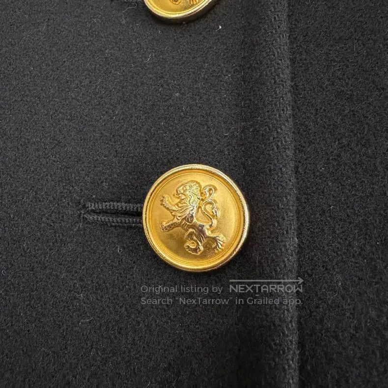 Saint Laurent Paris Saint Laurent Paris Double-breasted Gold Button Wool Coat Size XS / US 0-2 / IT 36-38 - 5 Thumbnail