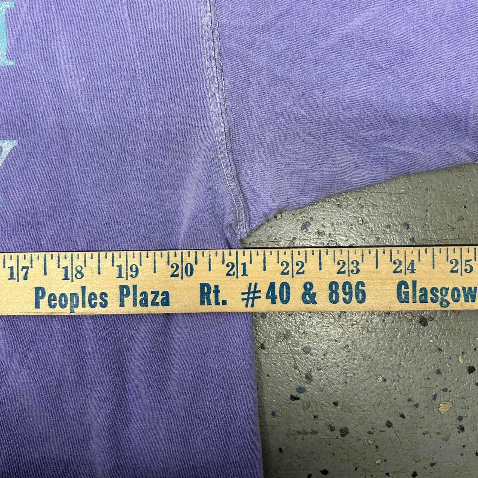Comfort Colors Y2K Purple and white Texas A&M University t-shirt tee Size L / US 10 / IT 46 - 4 Thumbnail