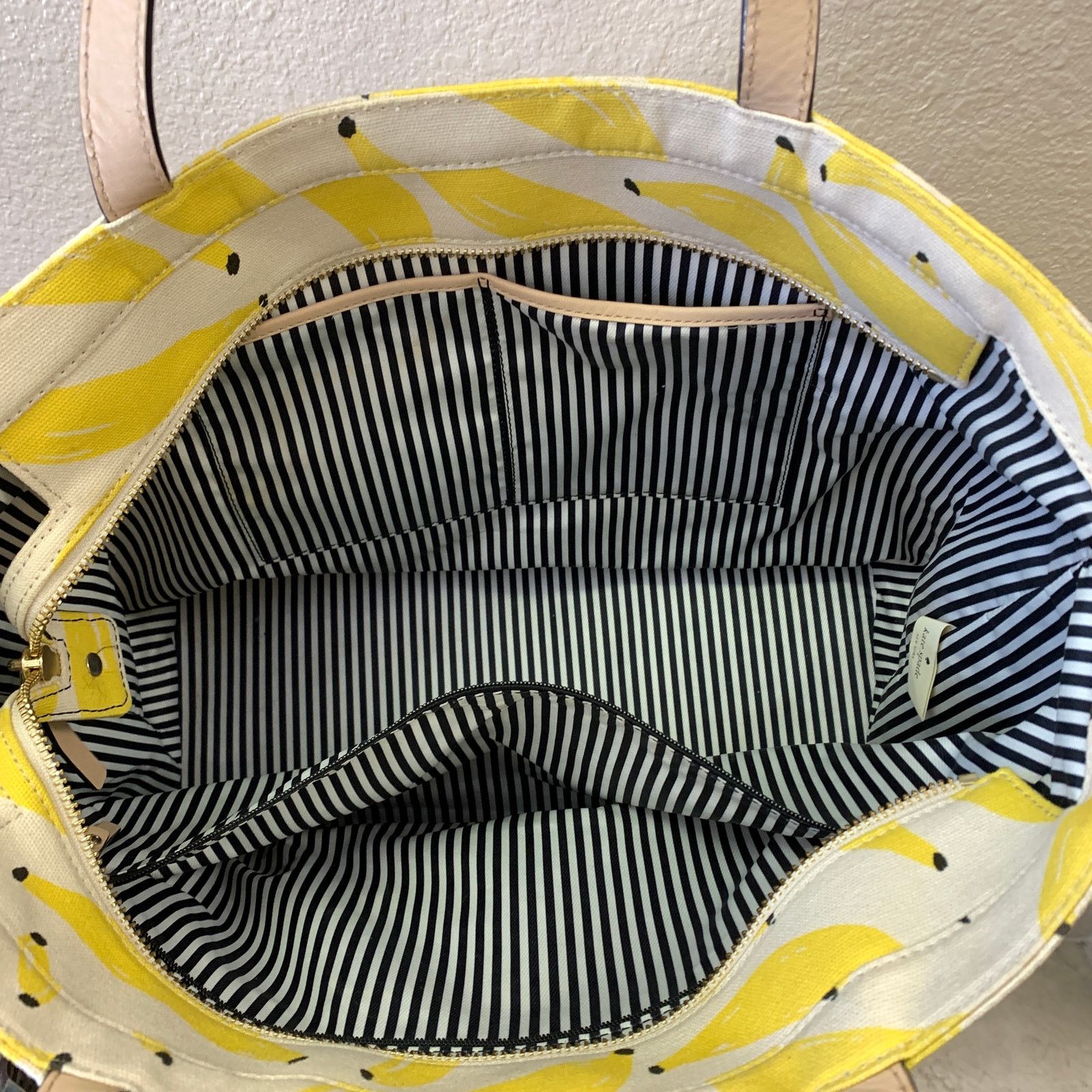 Kate Spade Kate Spade Flights Of Fancy "Thats Bananas" Francis Tote Bag Size ONE SIZE - 10 Thumbnail
