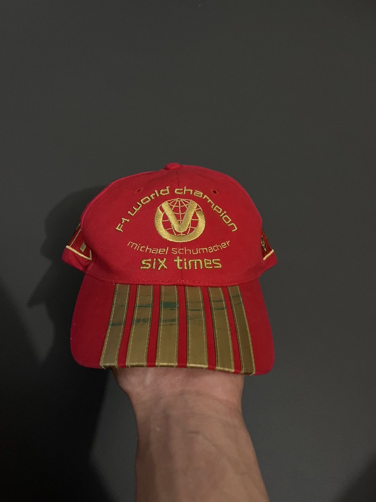 Ferrari × Formula 1 × Vintage FERRARI CAP VINTAGE MICHAEL SCHUMACHER CAP FORMULA 1 CAP Size ONE SIZE - 1 Thumbnail