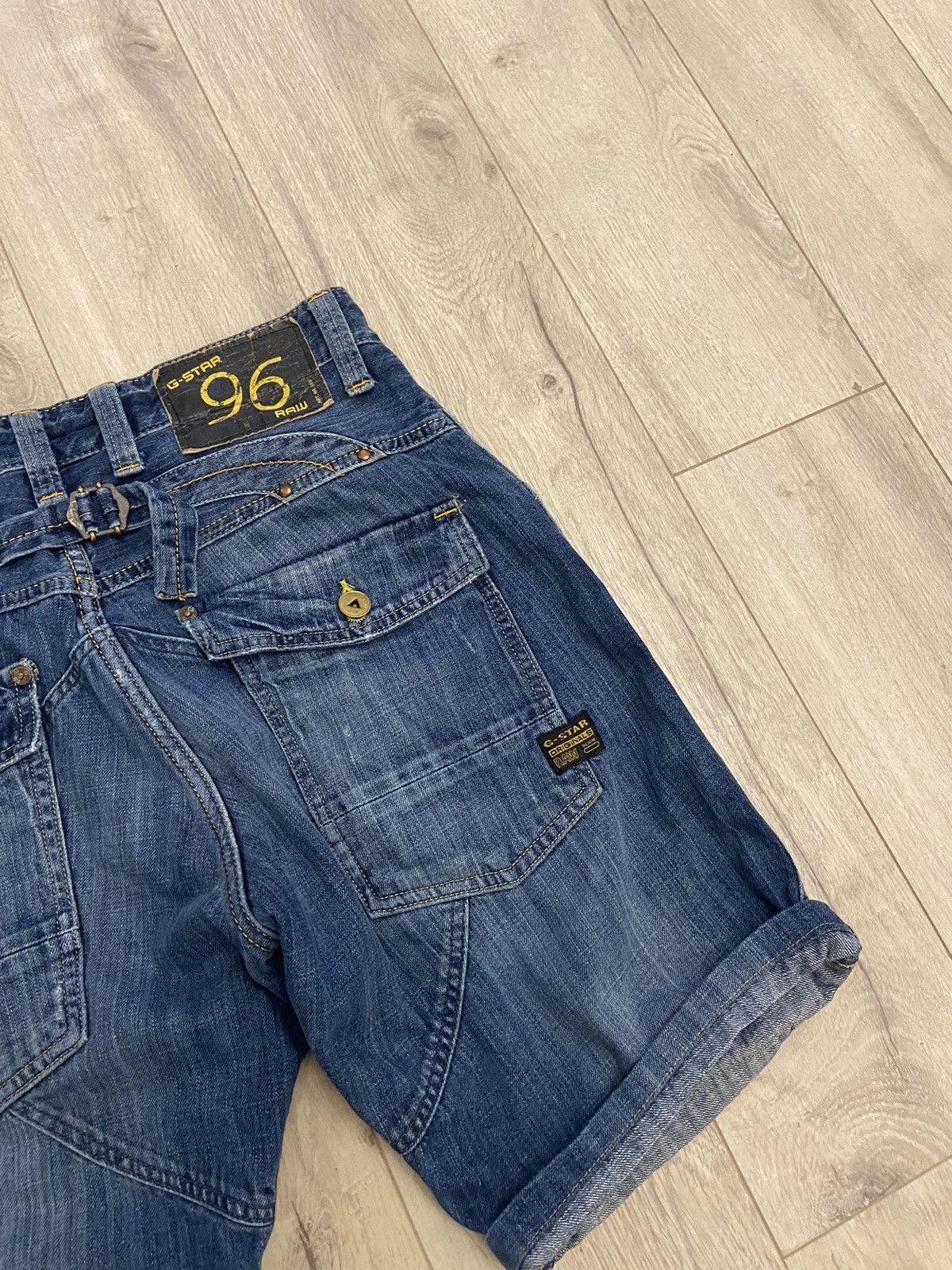 G-Star × Vintage G star Vintage Cargo Shorts 90’s y2k Size US 32 / EU 48 - 3 Thumbnail