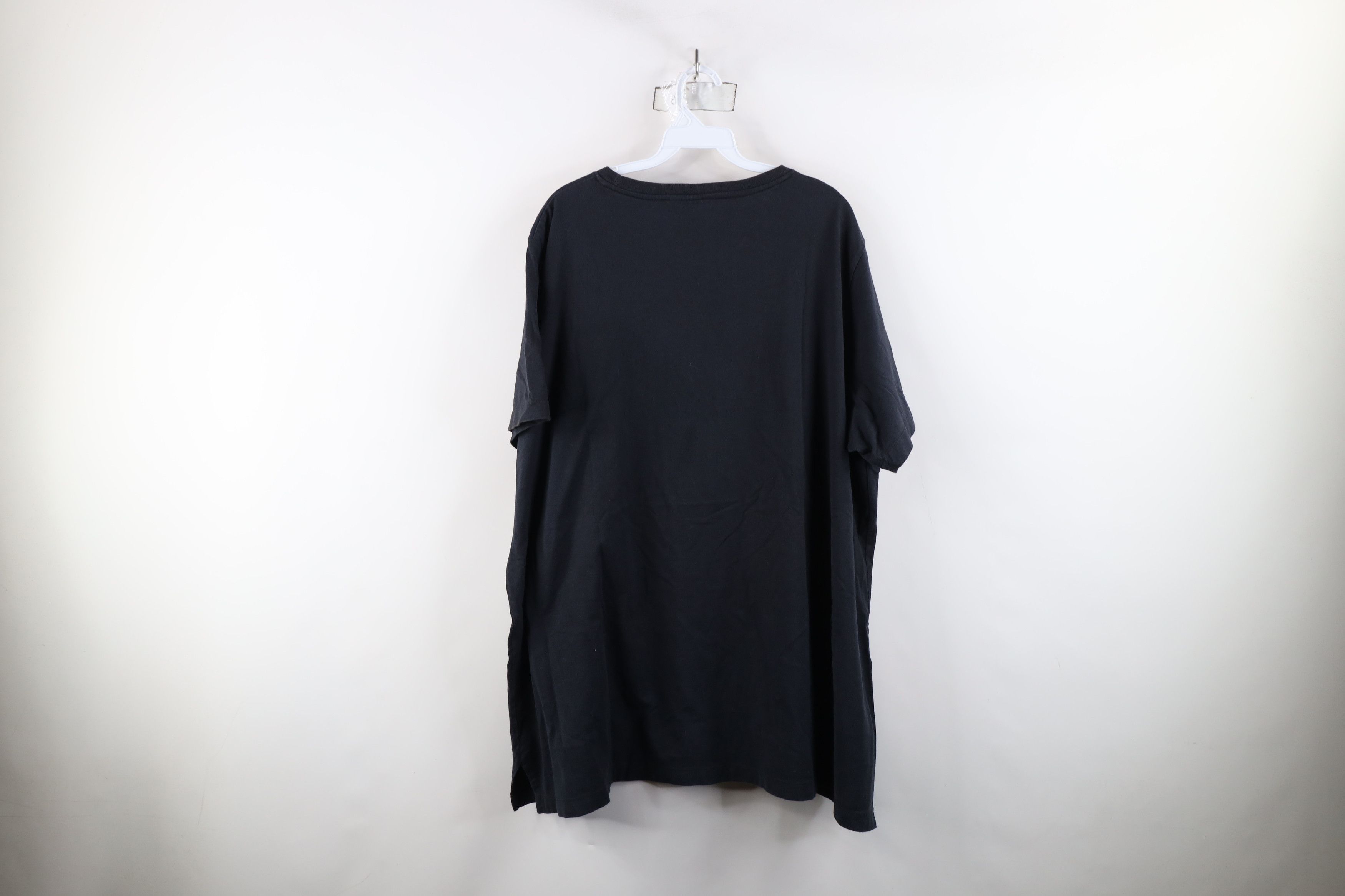 Lands' End × Vintage Vintage 90s Lands End Blank Cotton Short Sleeve T-Shirt Blue Size 3XL / US 20-22 - 11 Thumbnail