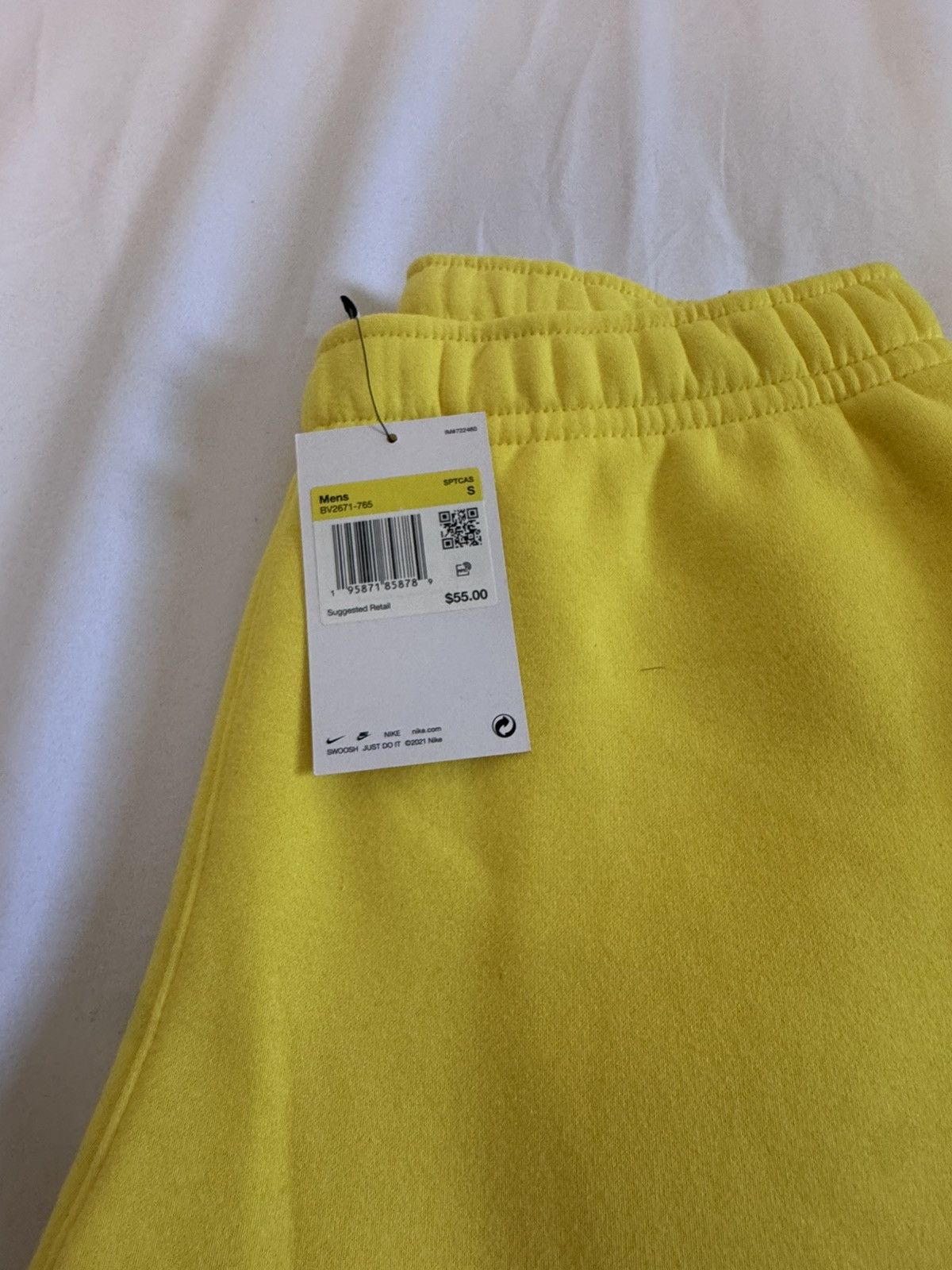 Nike Nike Yellow Sweats Size US 28 / EU 44 - 2 Thumbnail
