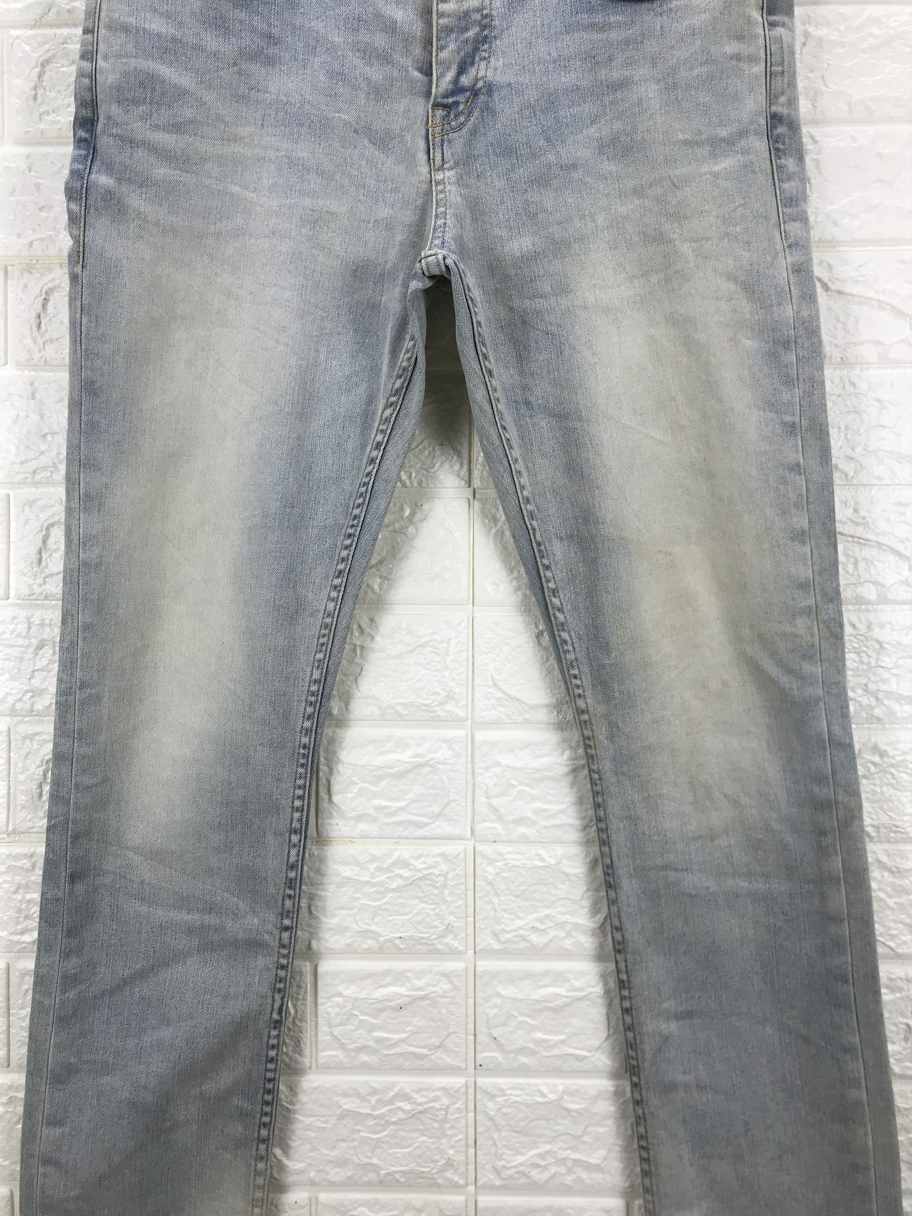 JACKROSE Vintage Jack Rose Light Wash Skinny Jeans Size US 32 / EU 48 - 3 Thumbnail