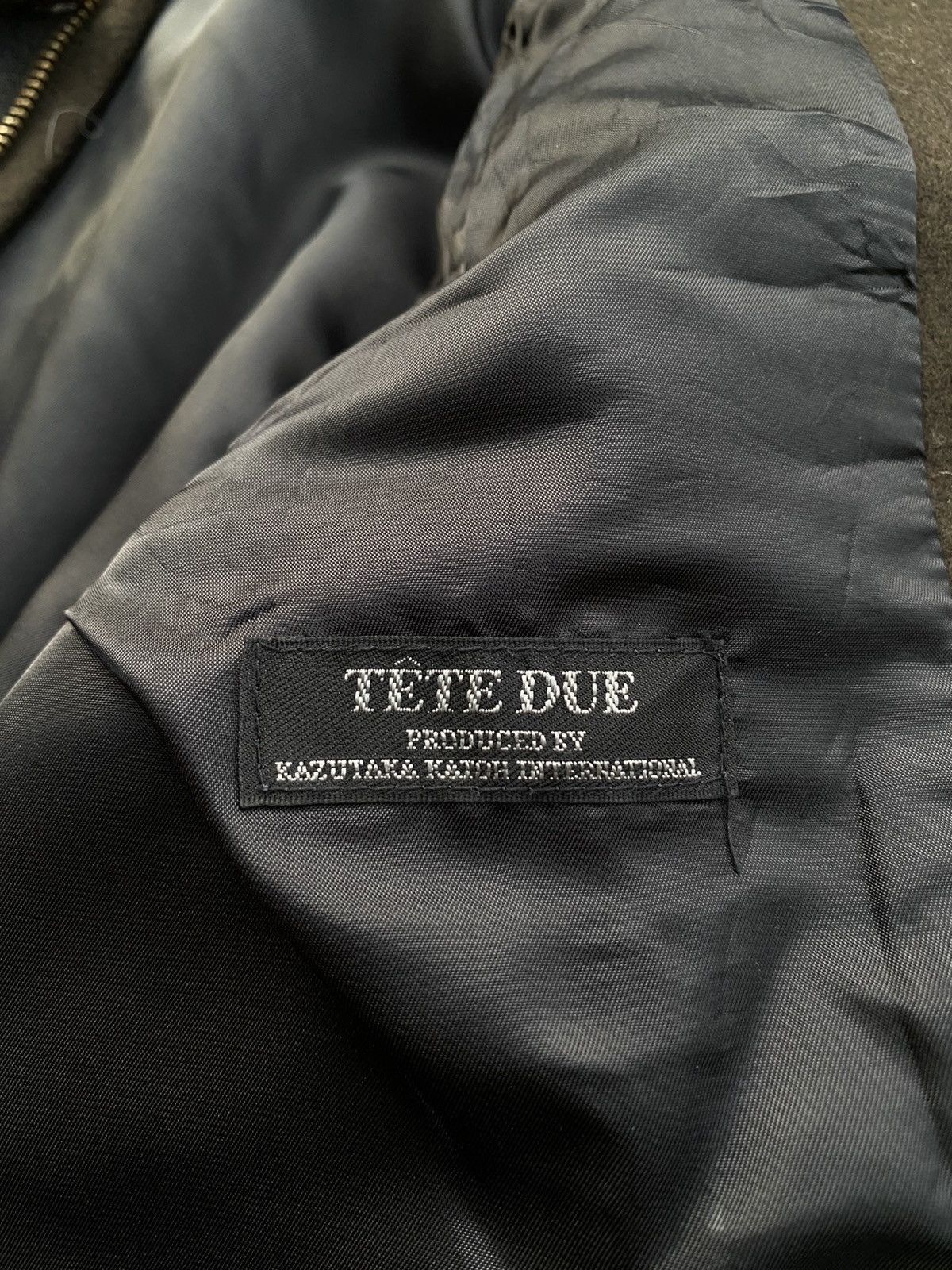 Le Grande Bleu (L.G.B.) KAZUTAKA KATOH TETE HOMME DUFFLE WOOL JACKET Size US M / EU 48-50 / 2 - 5 Thumbnail