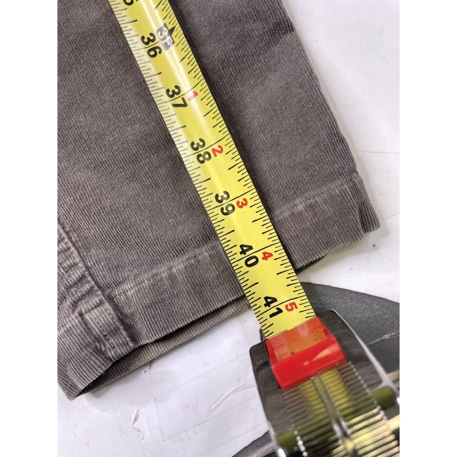 Vuori Vuori Optimist Pants Mens L Gray Corduroy Elastic Waist Drawstring V440 Size US 33 - 2 Thumbnail