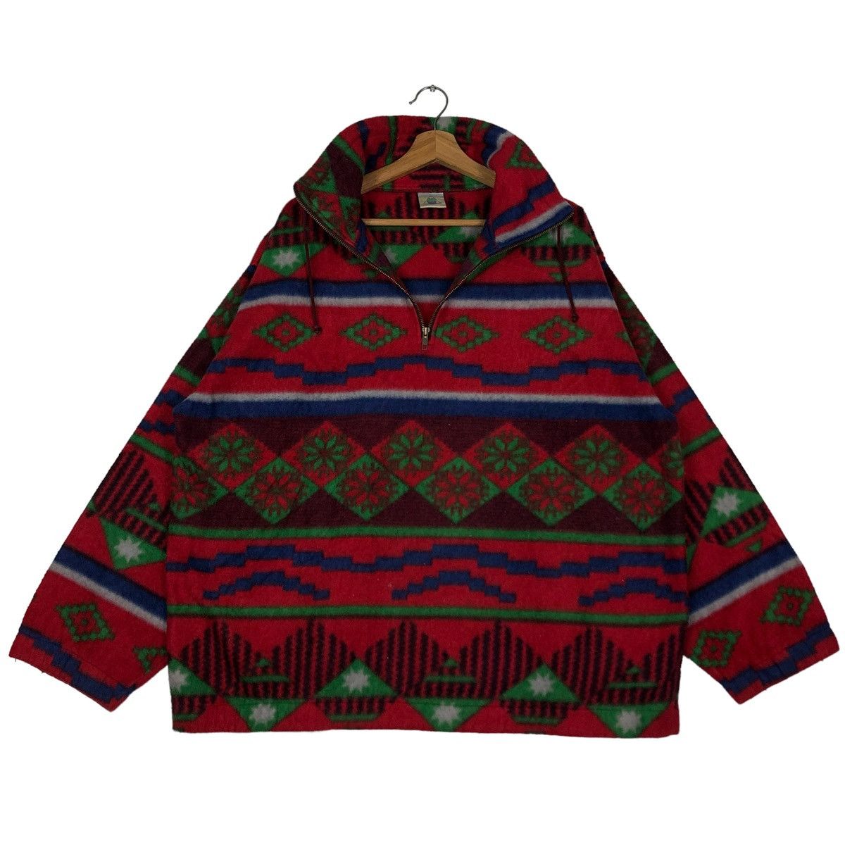 Japanese Brand 🔥VTG NAVAJO NATIVE FLEECE JACKET NEW FAST JAPAN MADE Size US XL / EU 56 / 4 - 10 Thumbnail